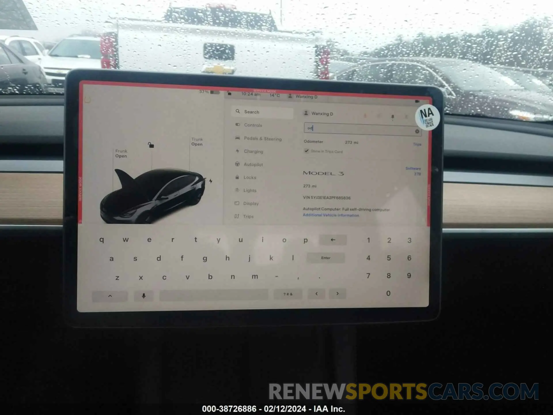 18 fotografías del automóvil dañado 5YJ3E1EA2PF685636 TESLA MODEL 3 2023