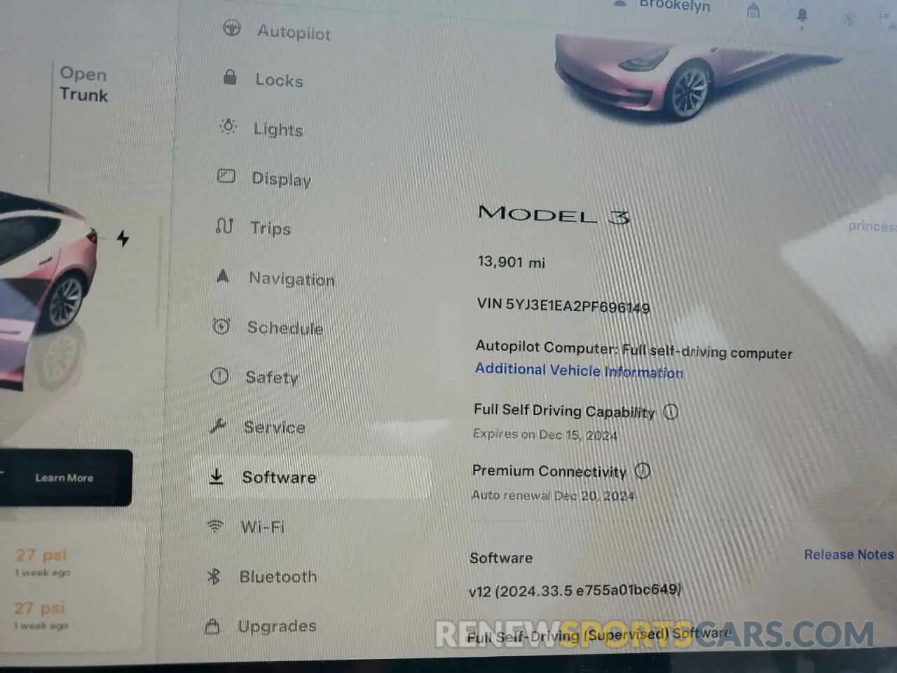 9 fotografías del automóvil dañado 5YJ3E1EA2PF696149 TESLA MODEL 3 2023