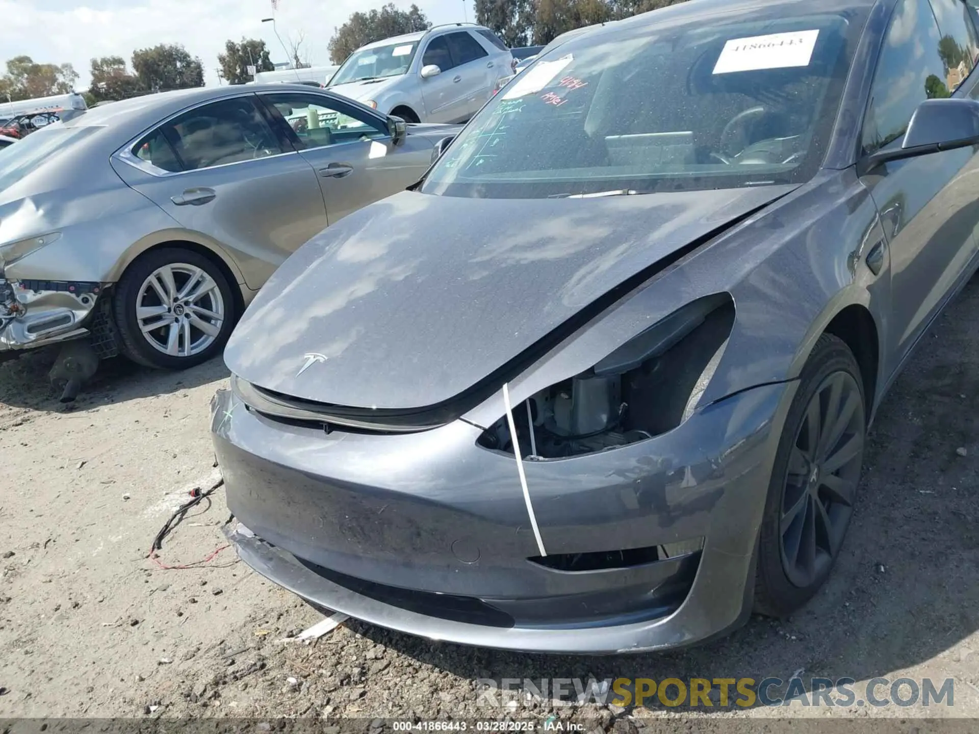6 fotografías del automóvil dañado 5YJ3E1EA2PF707893 TESLA MODEL 3 2023