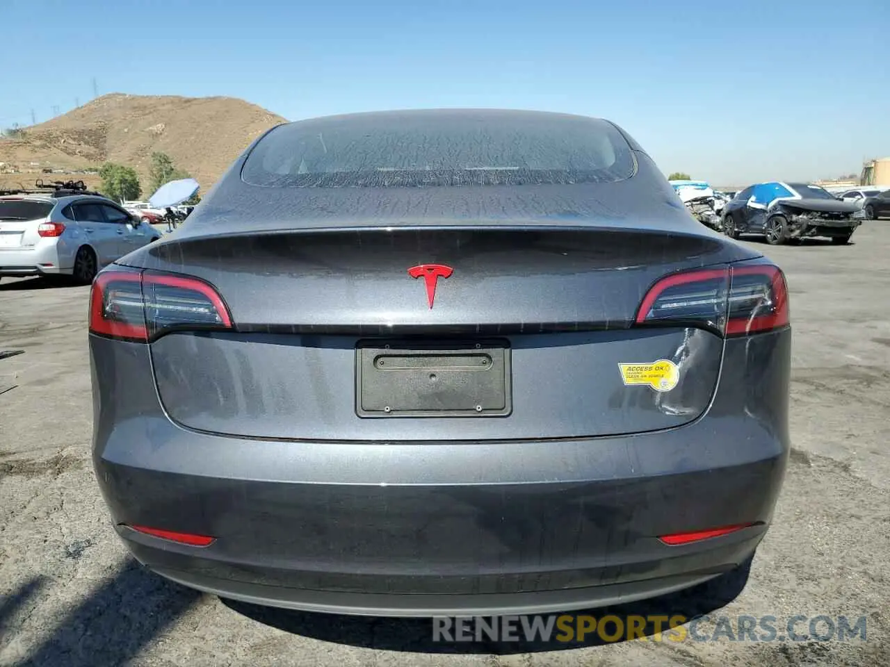 6 fotografías del automóvil dañado 5YJ3E1EA2PF710468 TESLA MODEL 3 2023