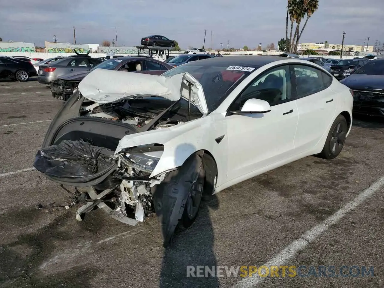 1 fotografías del automóvil dañado 5YJ3E1EA3PF394790 TESLA MODEL 3 2023