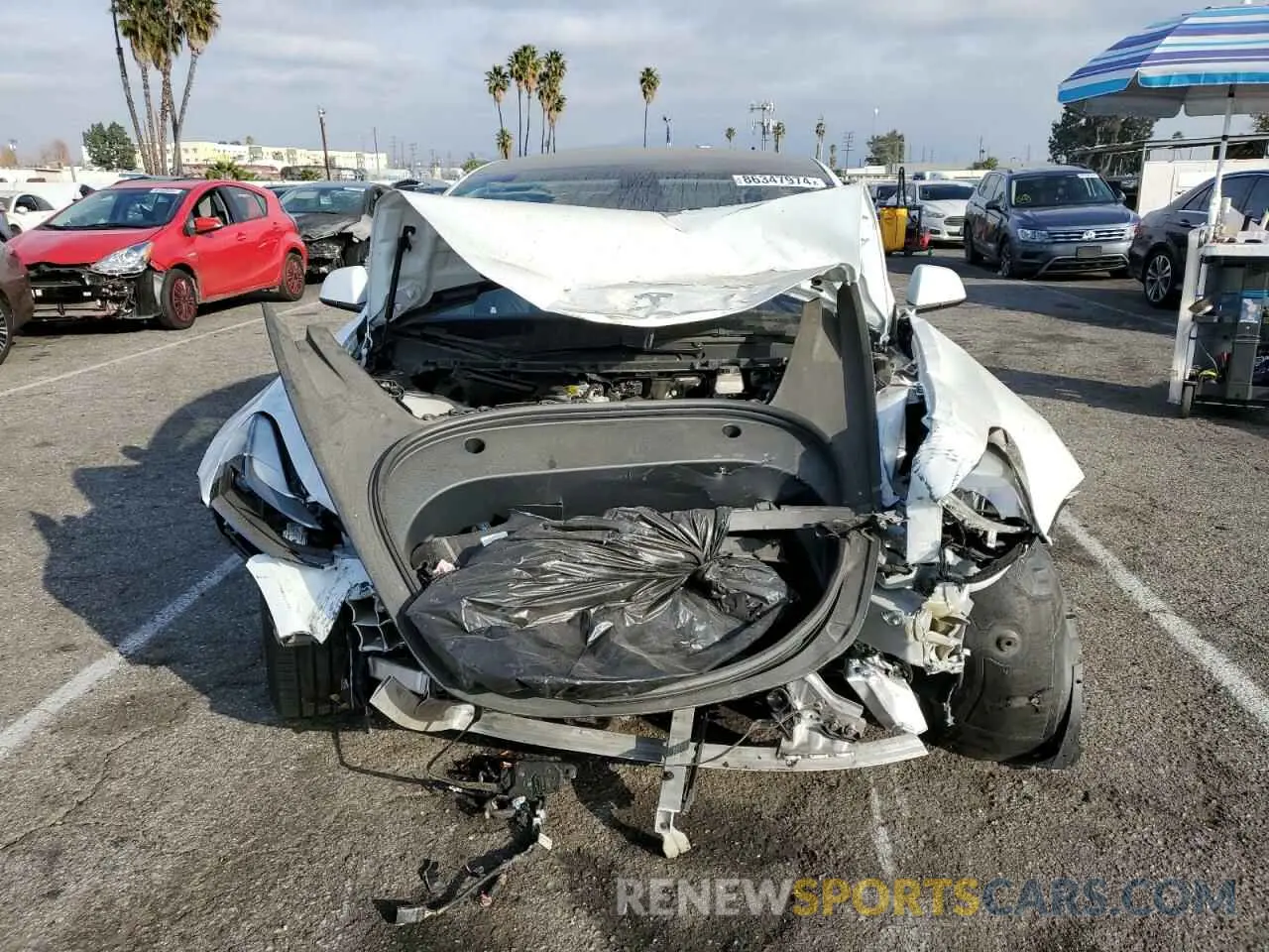 5 fotografías del automóvil dañado 5YJ3E1EA3PF394790 TESLA MODEL 3 2023