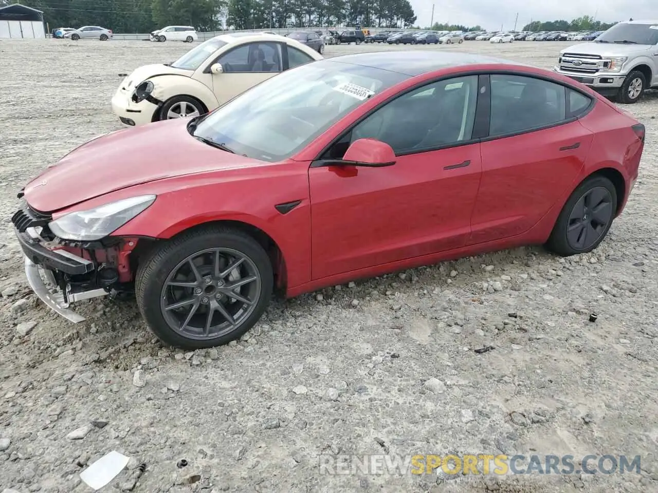 1 fotografías del automóvil dañado 5YJ3E1EA3PF406937 TESLA MODEL 3 2023