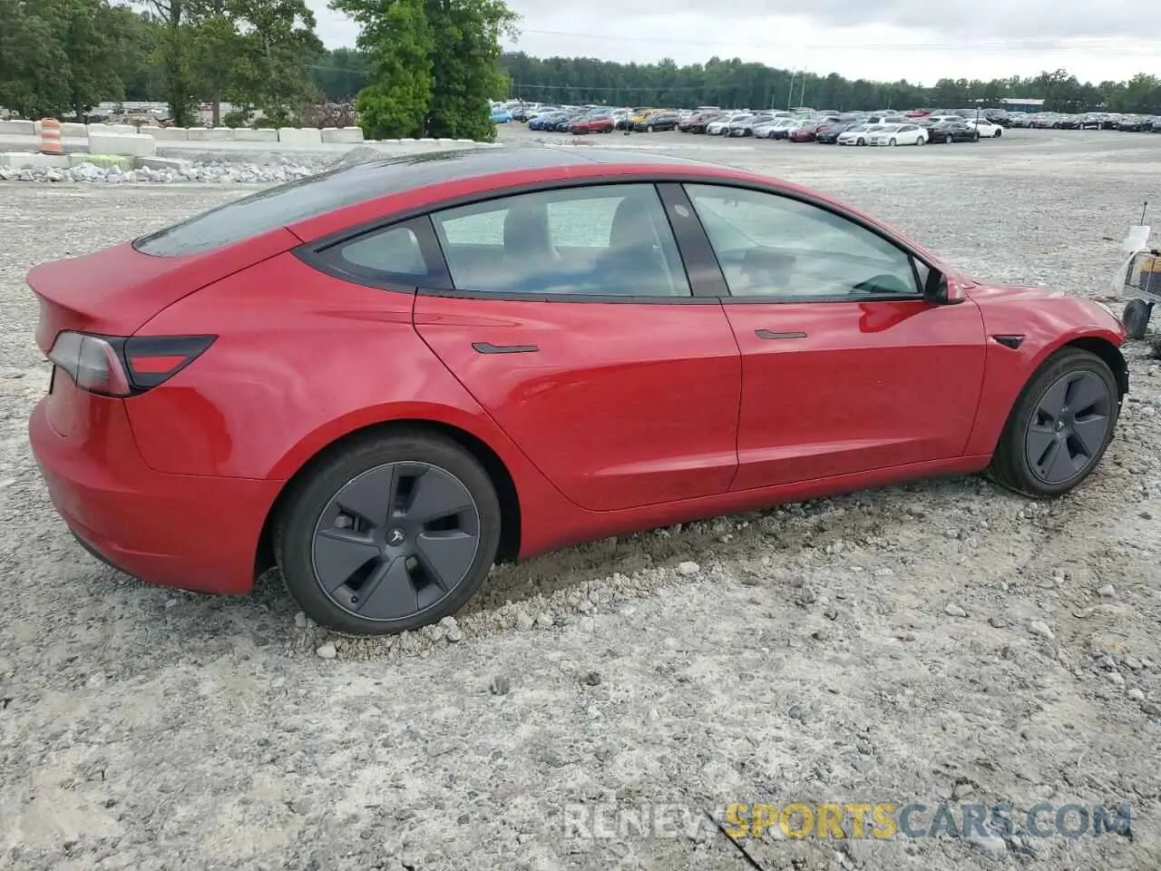 3 fotografías del automóvil dañado 5YJ3E1EA3PF406937 TESLA MODEL 3 2023