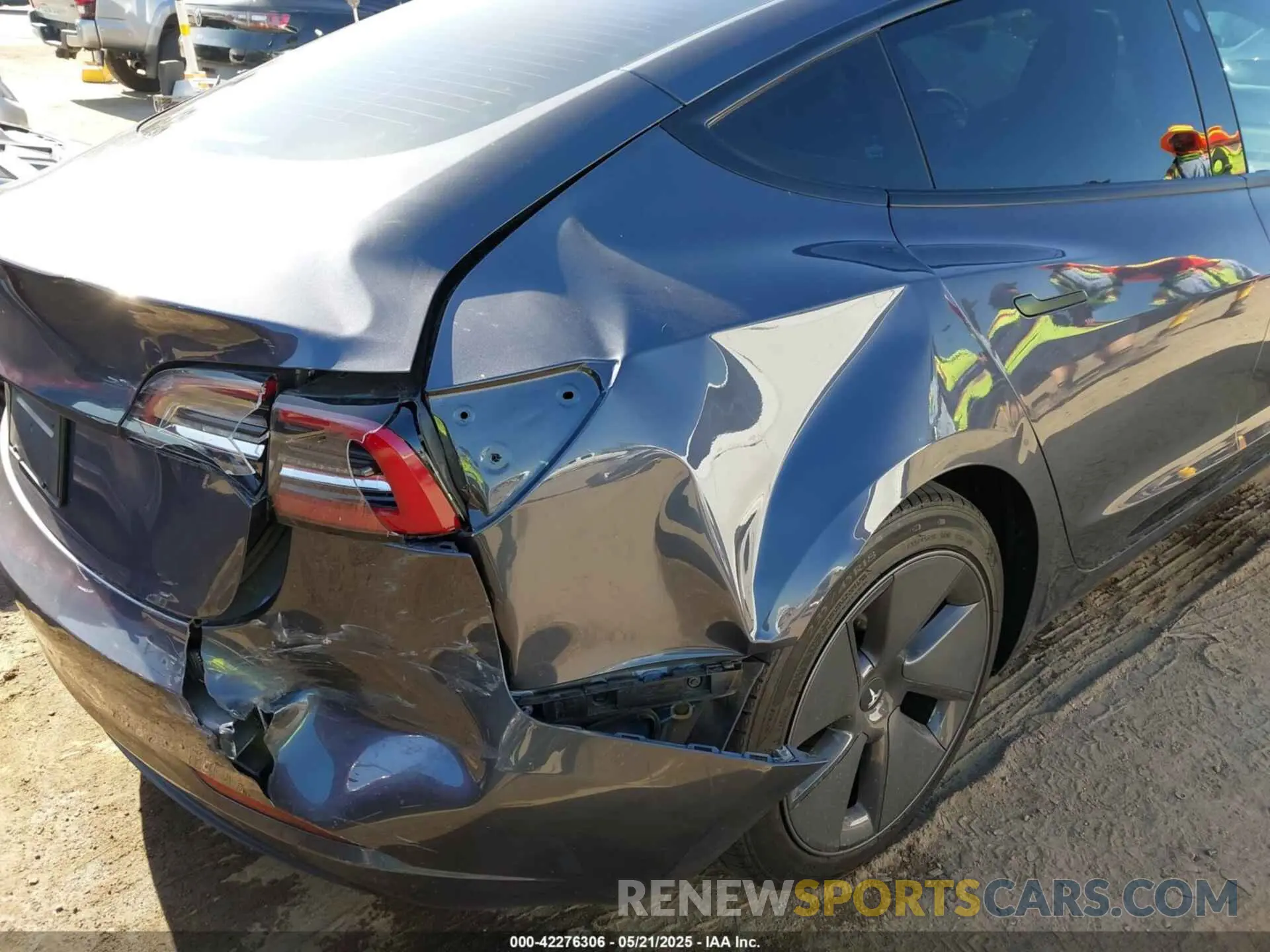 6 fotografías del automóvil dañado 5YJ3E1EA3PF412267 TESLA MODEL 3 2023