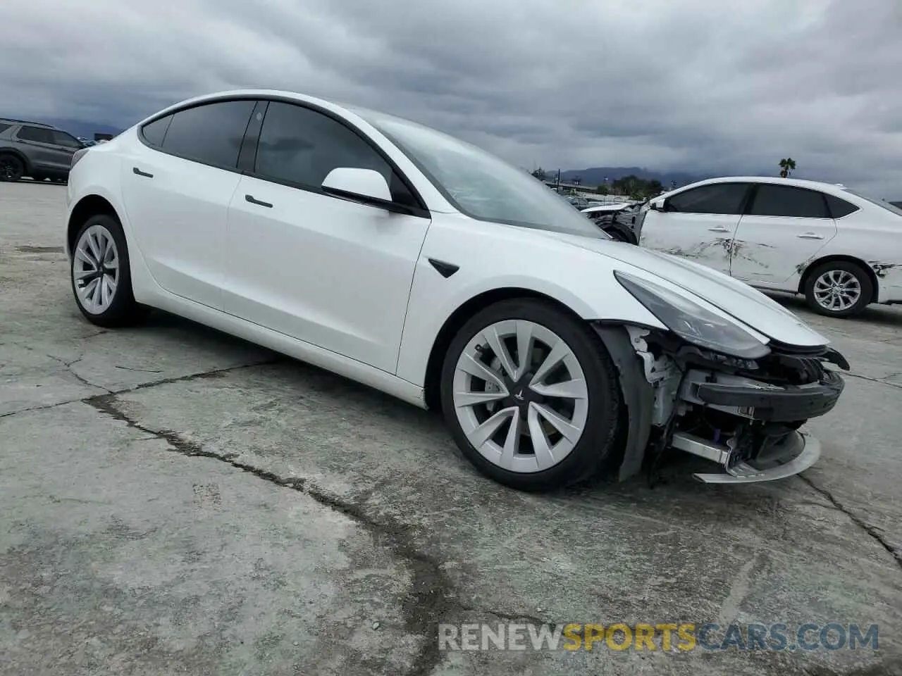 4 fotografías del automóvil dañado 5YJ3E1EA3PF427285 TESLA MODEL 3 2023