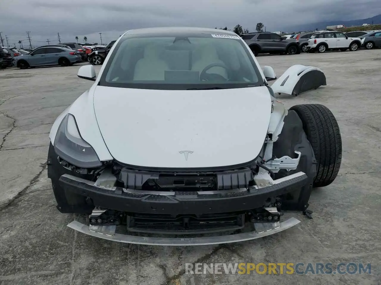 5 fotografías del automóvil dañado 5YJ3E1EA3PF427285 TESLA MODEL 3 2023