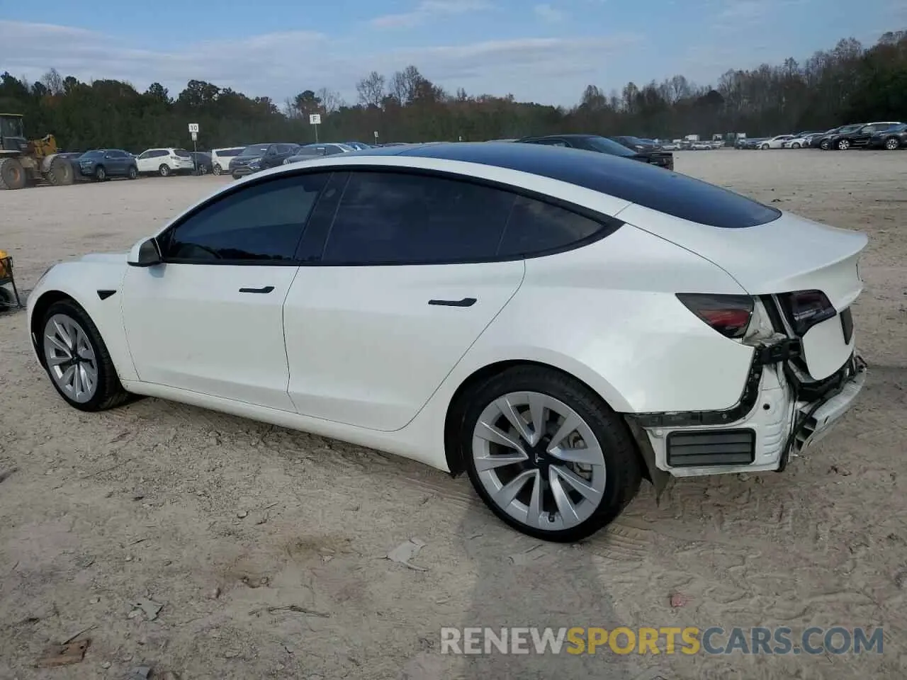 2 fotografías del automóvil dañado 5YJ3E1EA3PF427870 TESLA MODEL 3 2023