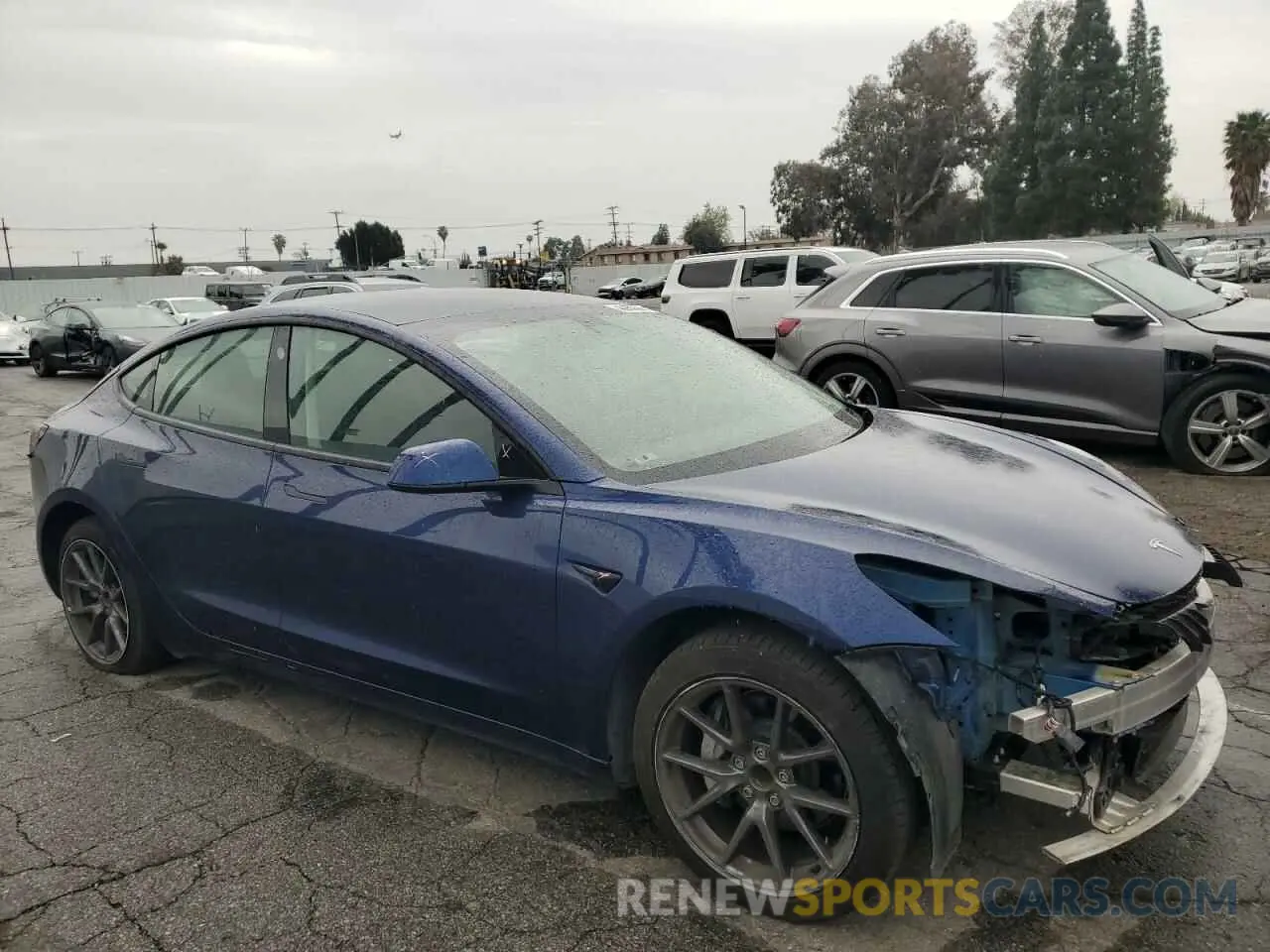 4 fotografías del automóvil dañado 5YJ3E1EA3PF431448 TESLA MODEL 3 2023