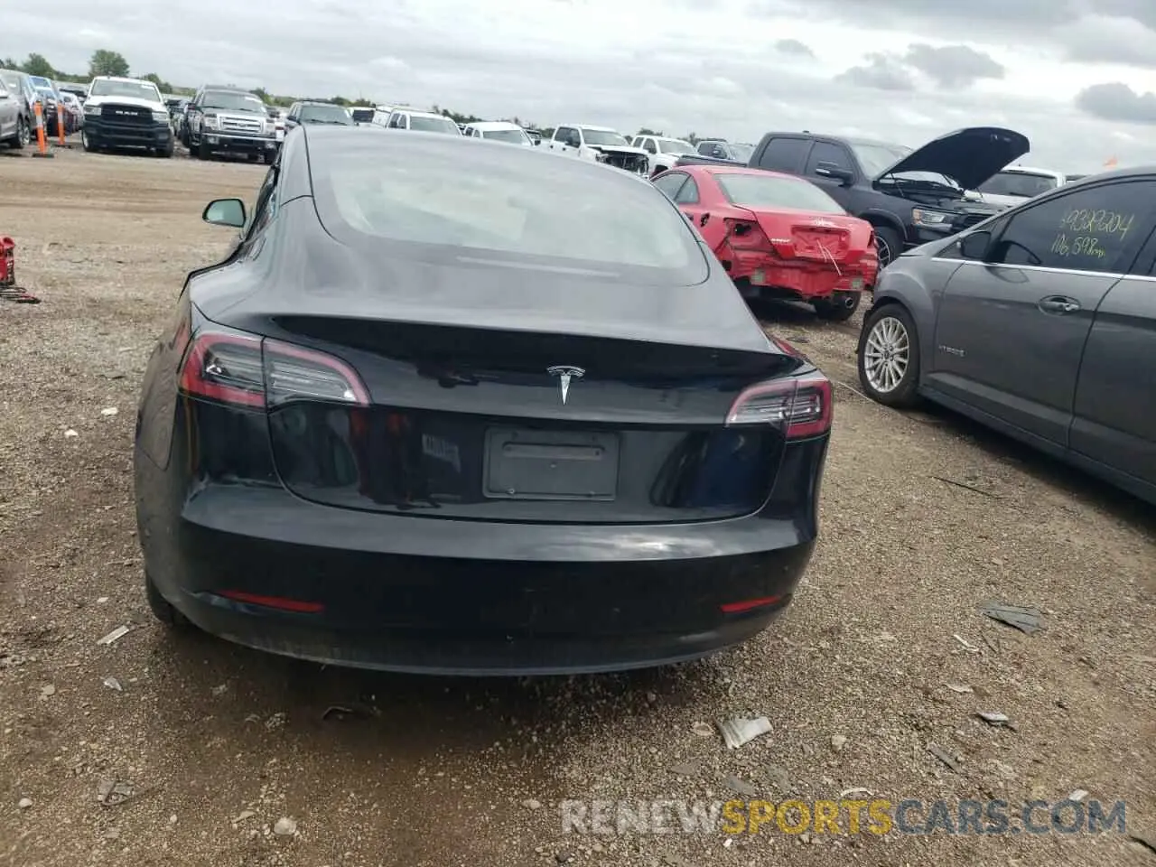 6 fotografías del automóvil dañado 5YJ3E1EA3PF434012 TESLA MODEL 3 2023