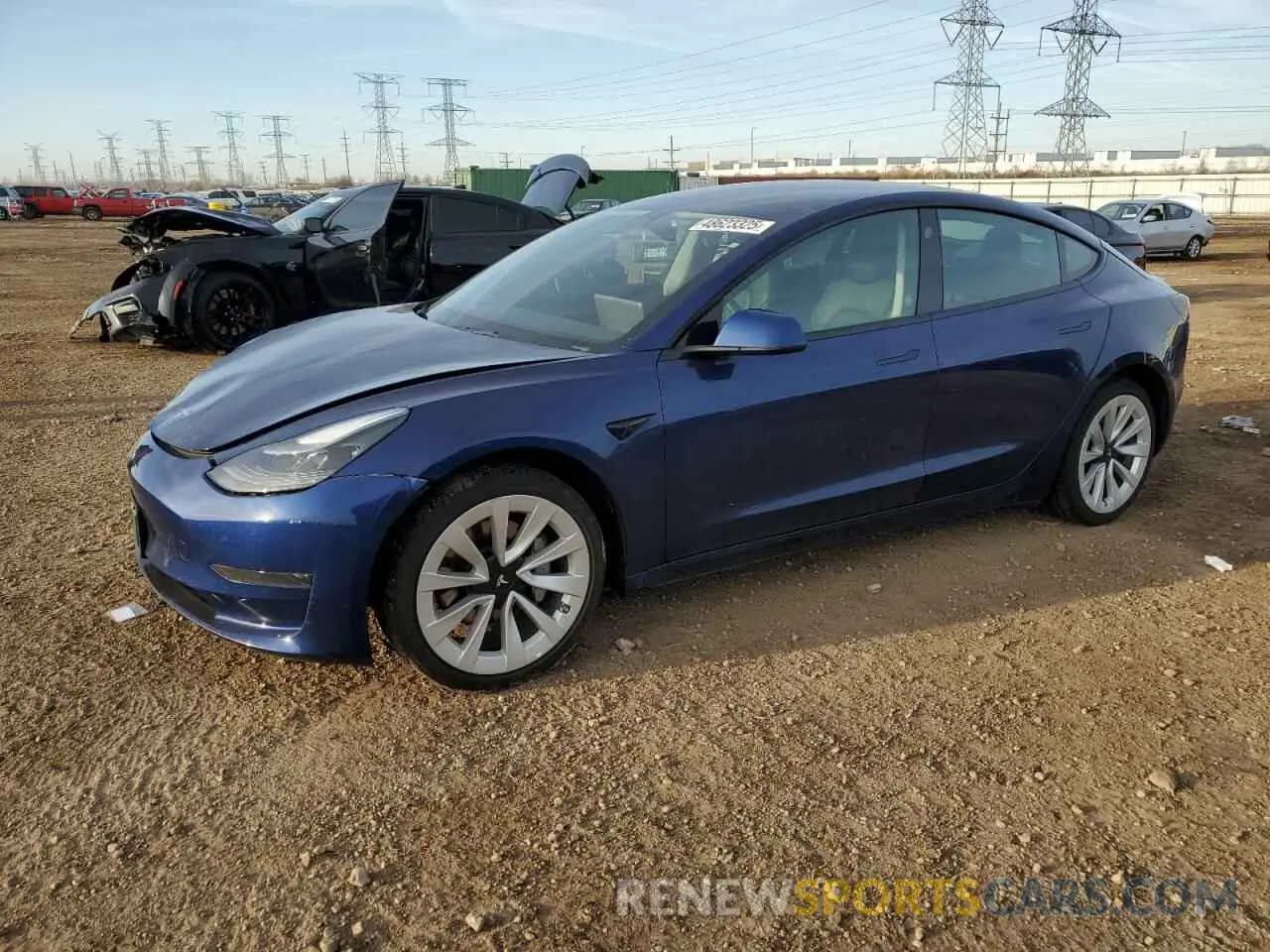 1 fotografías del automóvil dañado 5YJ3E1EA3PF448380 TESLA MODEL 3 2023