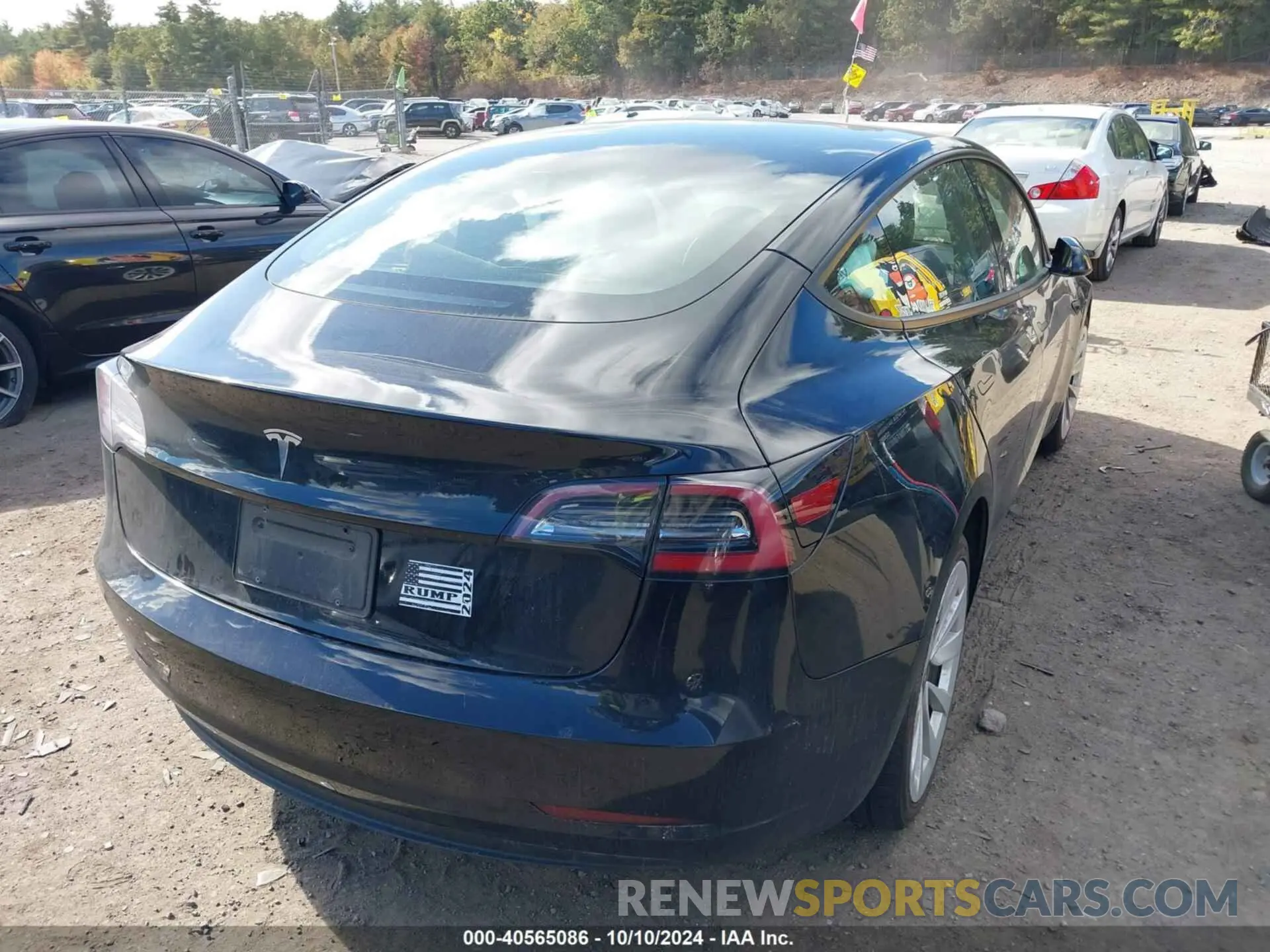 4 fotografías del automóvil dañado 5YJ3E1EA3PF451201 TESLA MODEL 3 2023
