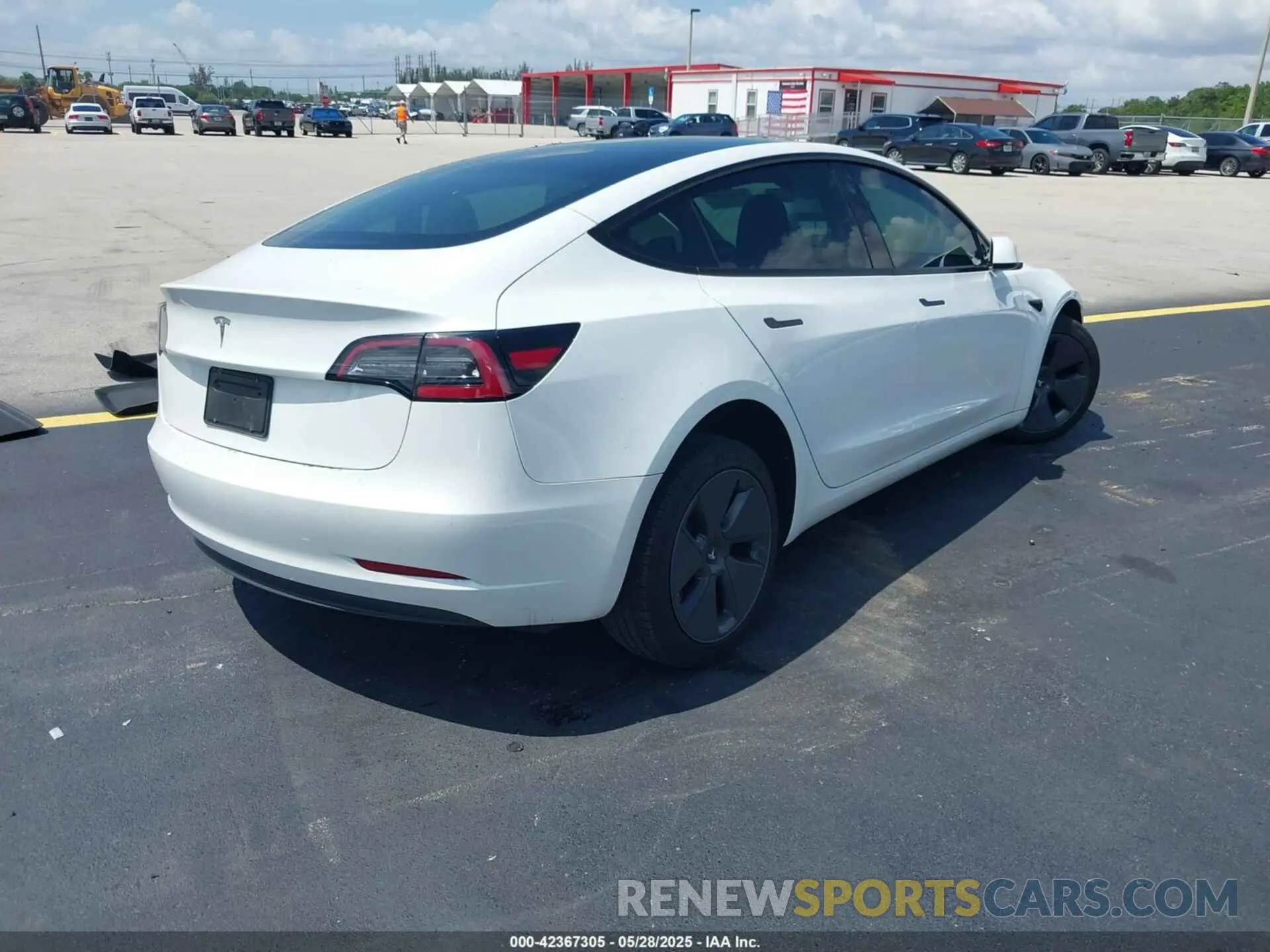 4 fotografías del automóvil dañado 5YJ3E1EA3PF489477 TESLA MODEL 3 2023