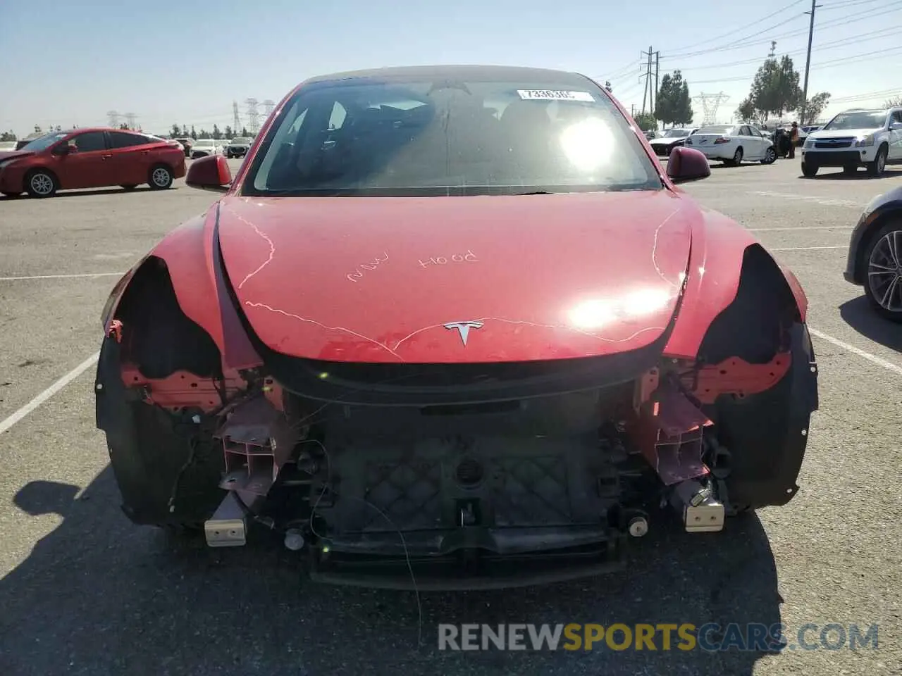 5 fotografías del automóvil dañado 5YJ3E1EA3PF501837 TESLA MODEL 3 2023