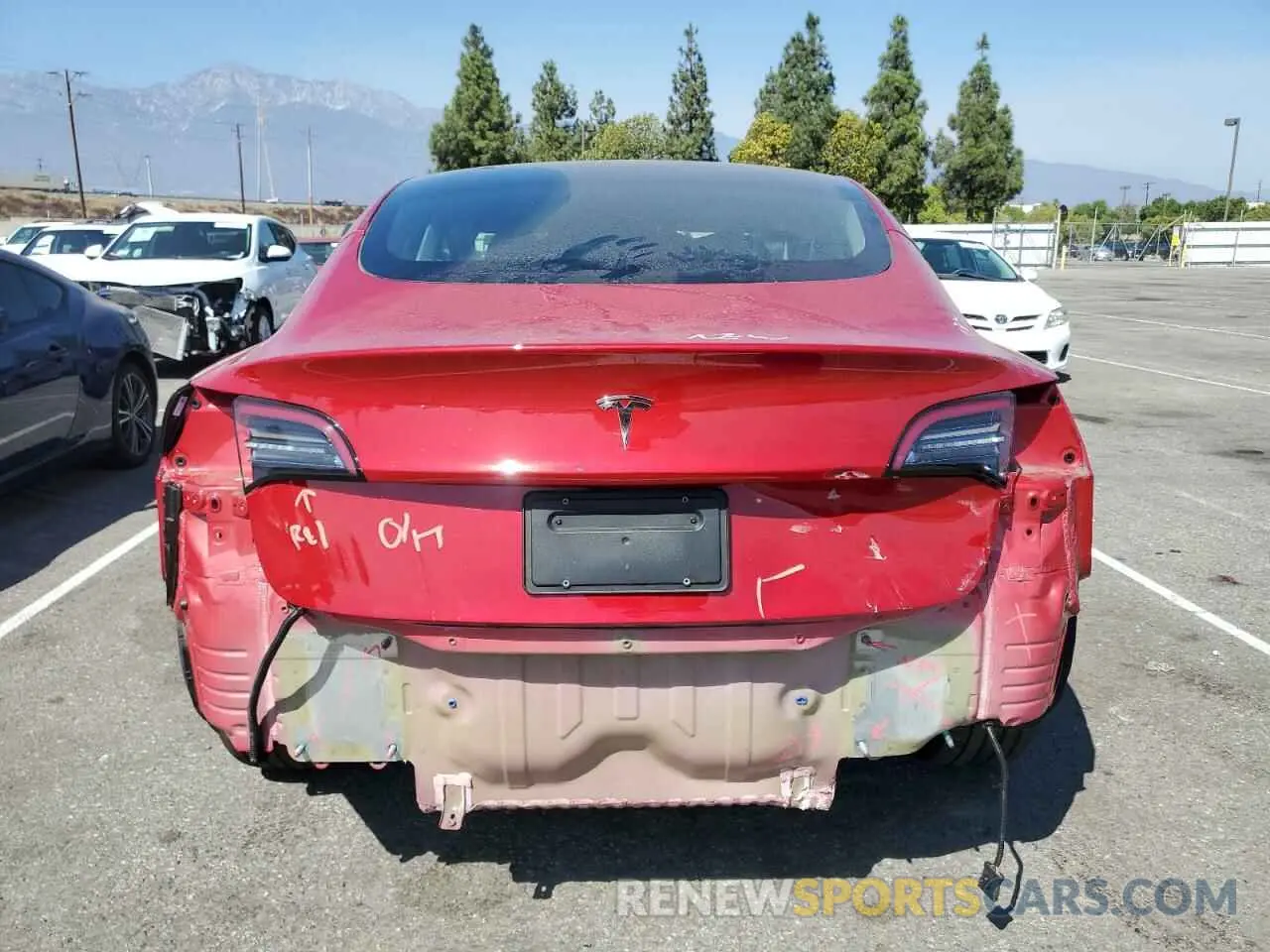 6 fotografías del automóvil dañado 5YJ3E1EA3PF501837 TESLA MODEL 3 2023