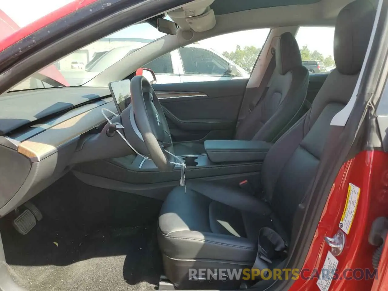 7 fotografías del automóvil dañado 5YJ3E1EA3PF501837 TESLA MODEL 3 2023