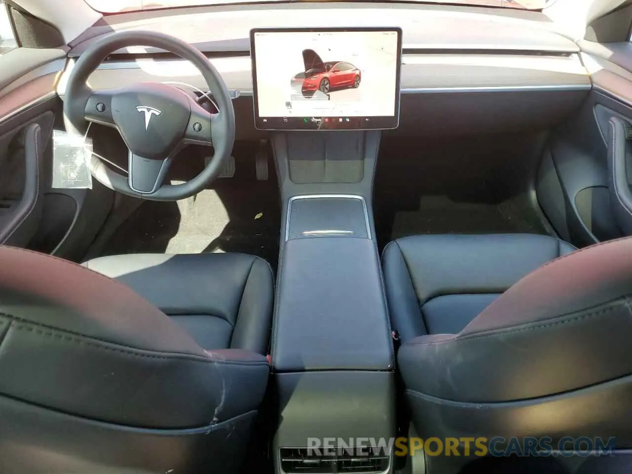 8 fotografías del automóvil dañado 5YJ3E1EA3PF501837 TESLA MODEL 3 2023