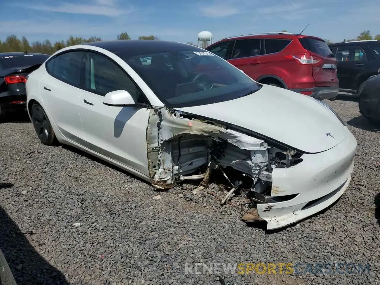 4 fotografías del automóvil dañado 5YJ3E1EA3PF505354 TESLA MODEL 3 2023