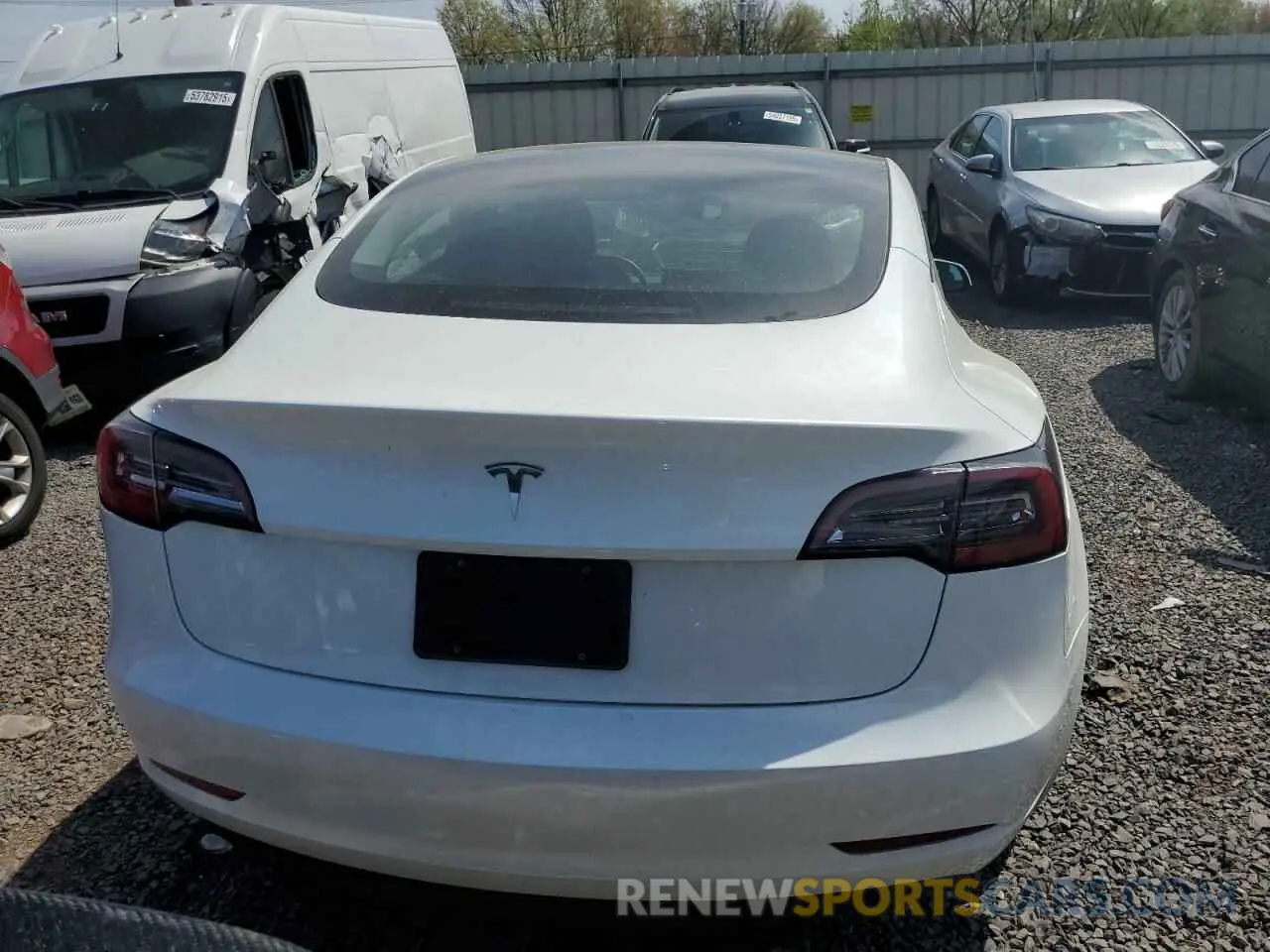 6 fotografías del automóvil dañado 5YJ3E1EA3PF505354 TESLA MODEL 3 2023