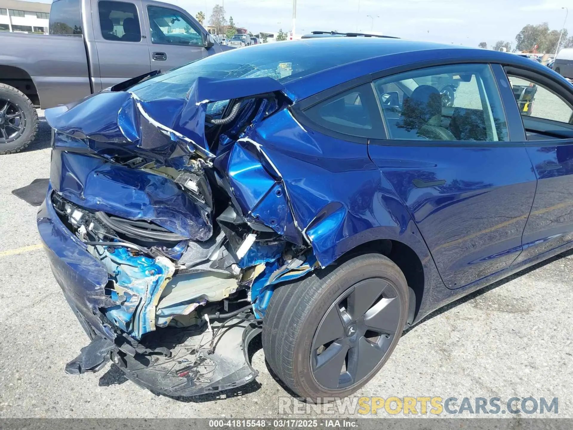 6 fotografías del automóvil dañado 5YJ3E1EA3PF541271 TESLA MODEL 3 2023
