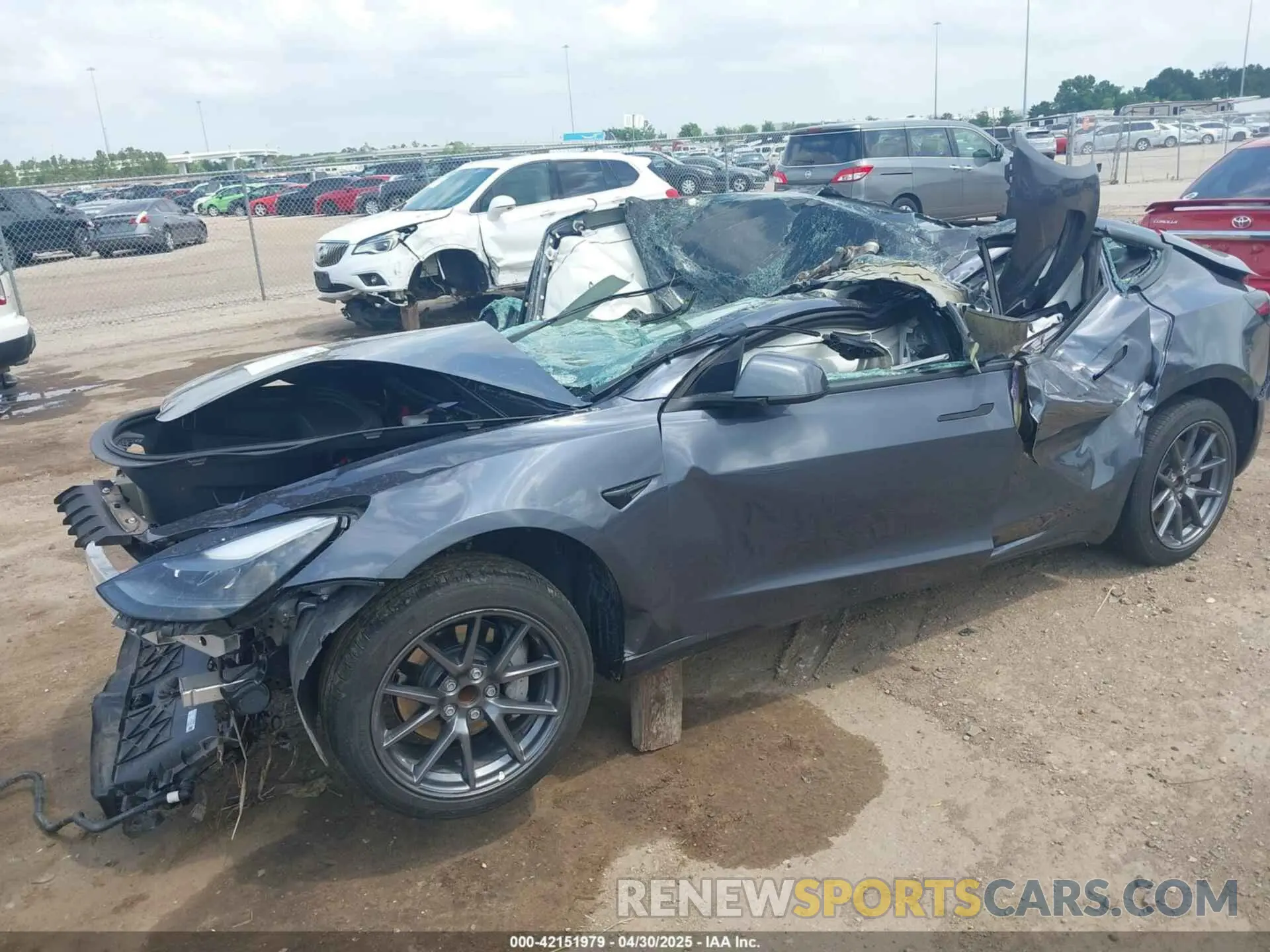 6 fotografías del automóvil dañado 5YJ3E1EA3PF541836 TESLA MODEL 3 2023
