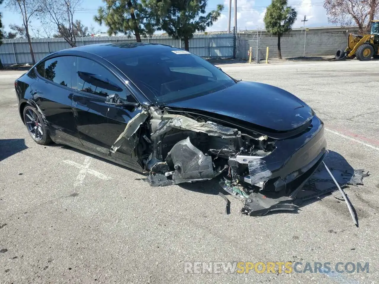 4 fotografías del automóvil dañado 5YJ3E1EA3PF546048 TESLA MODEL 3 2023