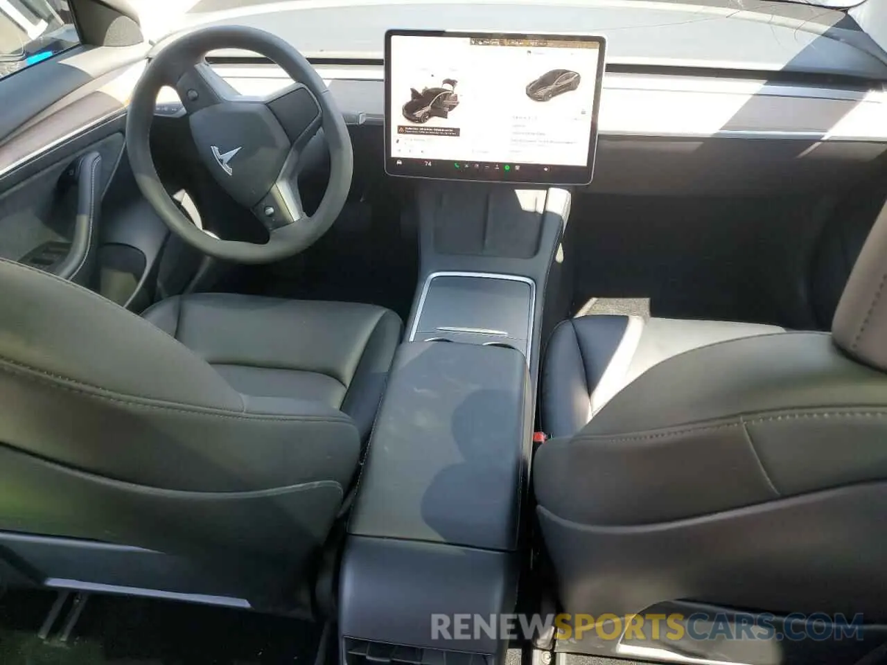 8 fotografías del automóvil dañado 5YJ3E1EA3PF546048 TESLA MODEL 3 2023