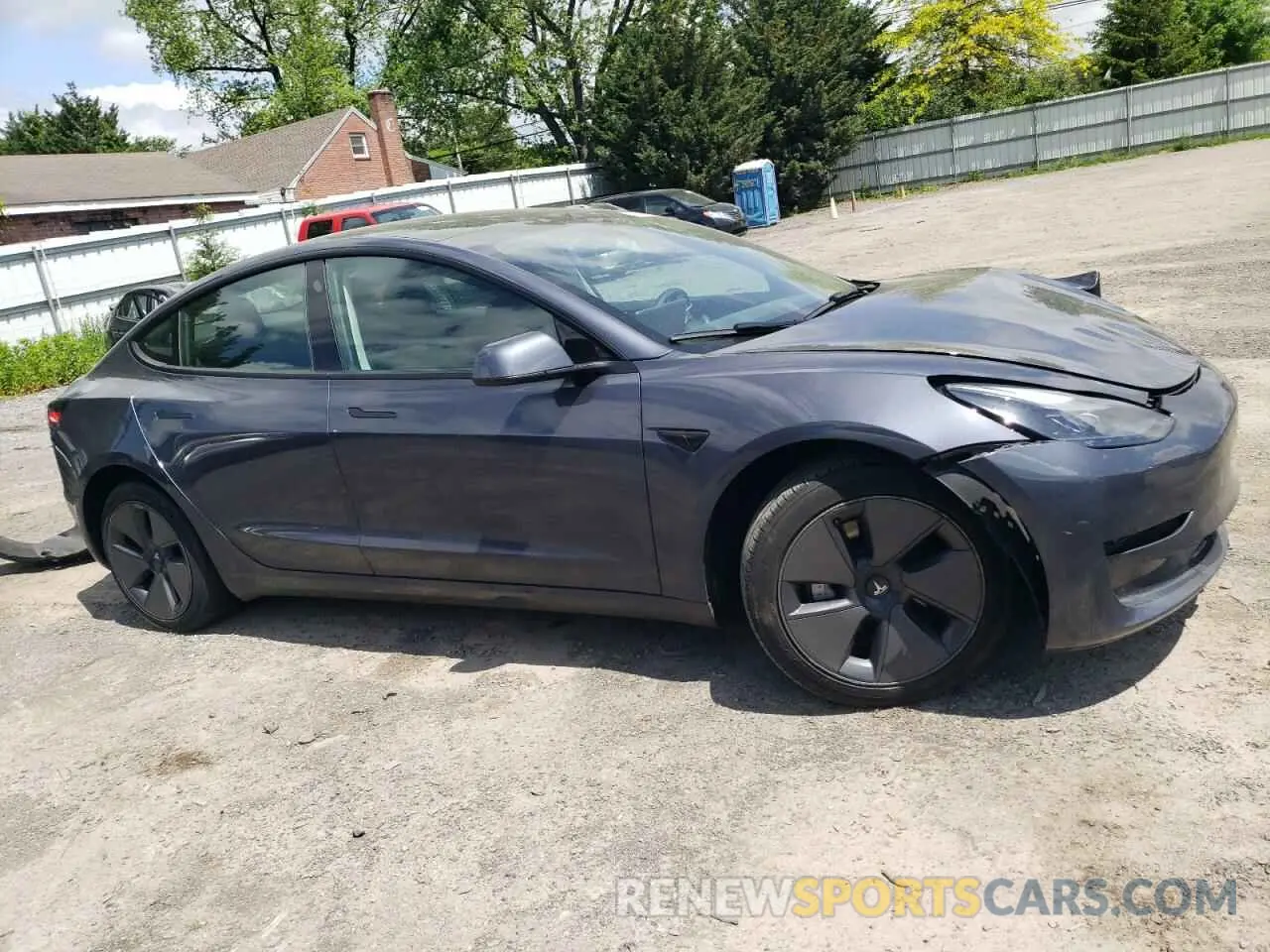 4 fotografías del automóvil dañado 5YJ3E1EA3PF546695 TESLA MODEL 3 2023