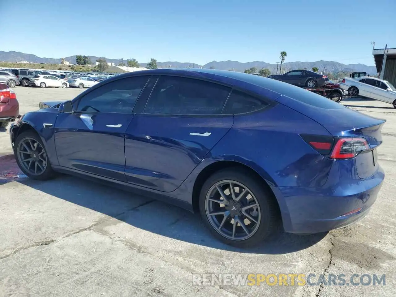 2 fotografías del automóvil dañado 5YJ3E1EA3PF552397 TESLA MODEL 3 2023
