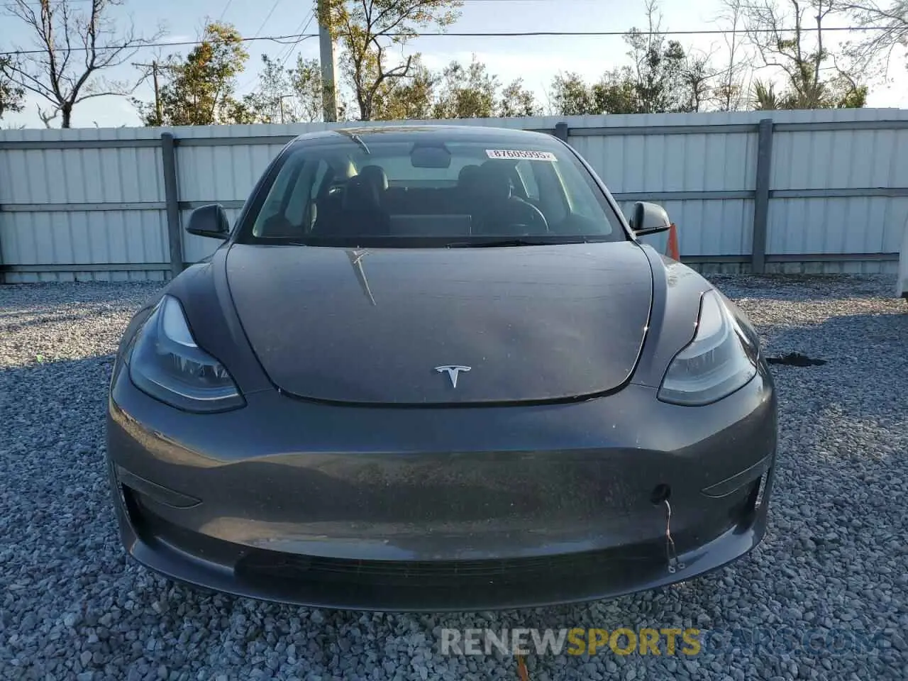 5 fotografías del automóvil dañado 5YJ3E1EA3PF553047 TESLA MODEL 3 2023