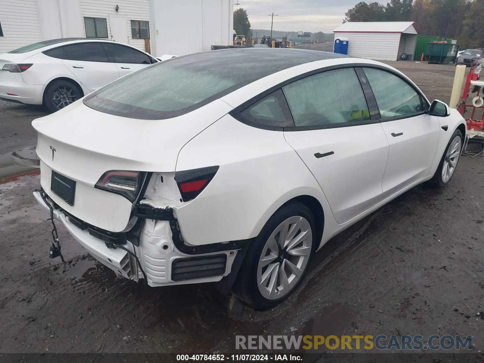 4 fotografías del automóvil dañado 5YJ3E1EA3PF563707 TESLA MODEL 3 2023