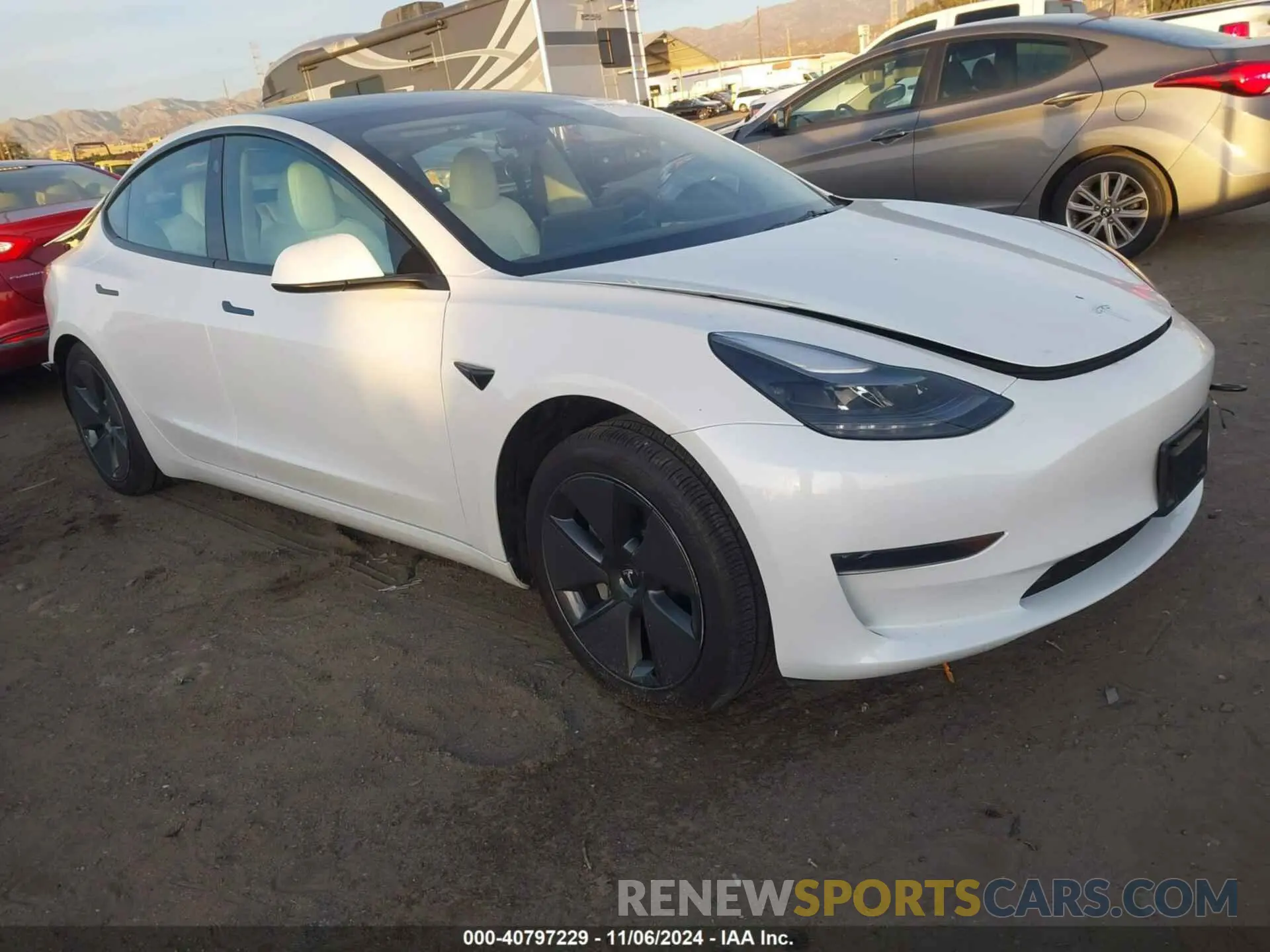 1 fotografías del automóvil dañado 5YJ3E1EA3PF573136 TESLA MODEL 3 2023