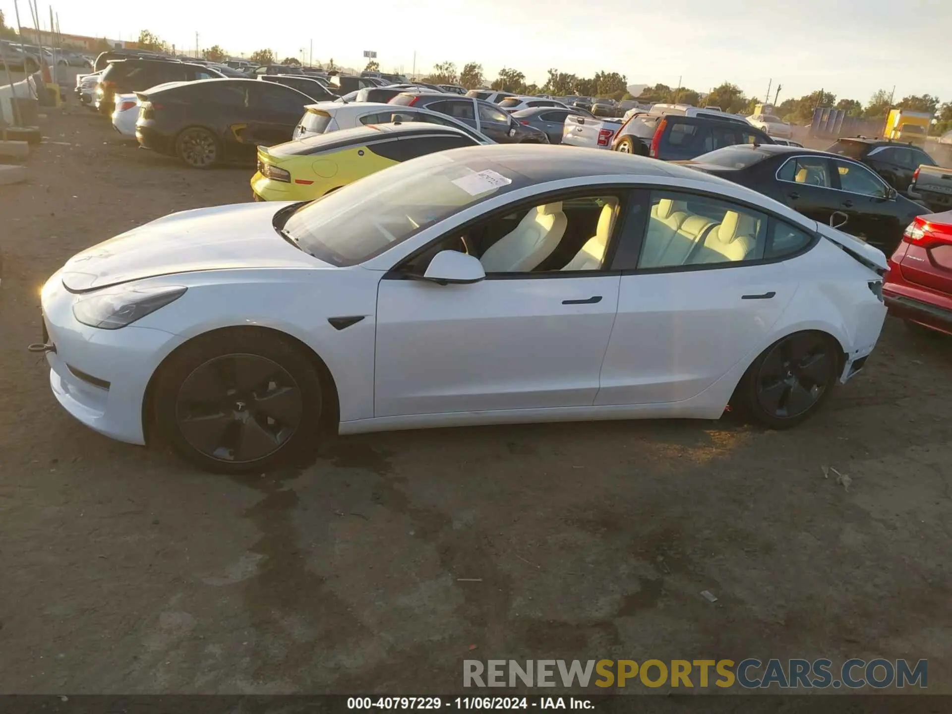 15 fotografías del automóvil dañado 5YJ3E1EA3PF573136 TESLA MODEL 3 2023