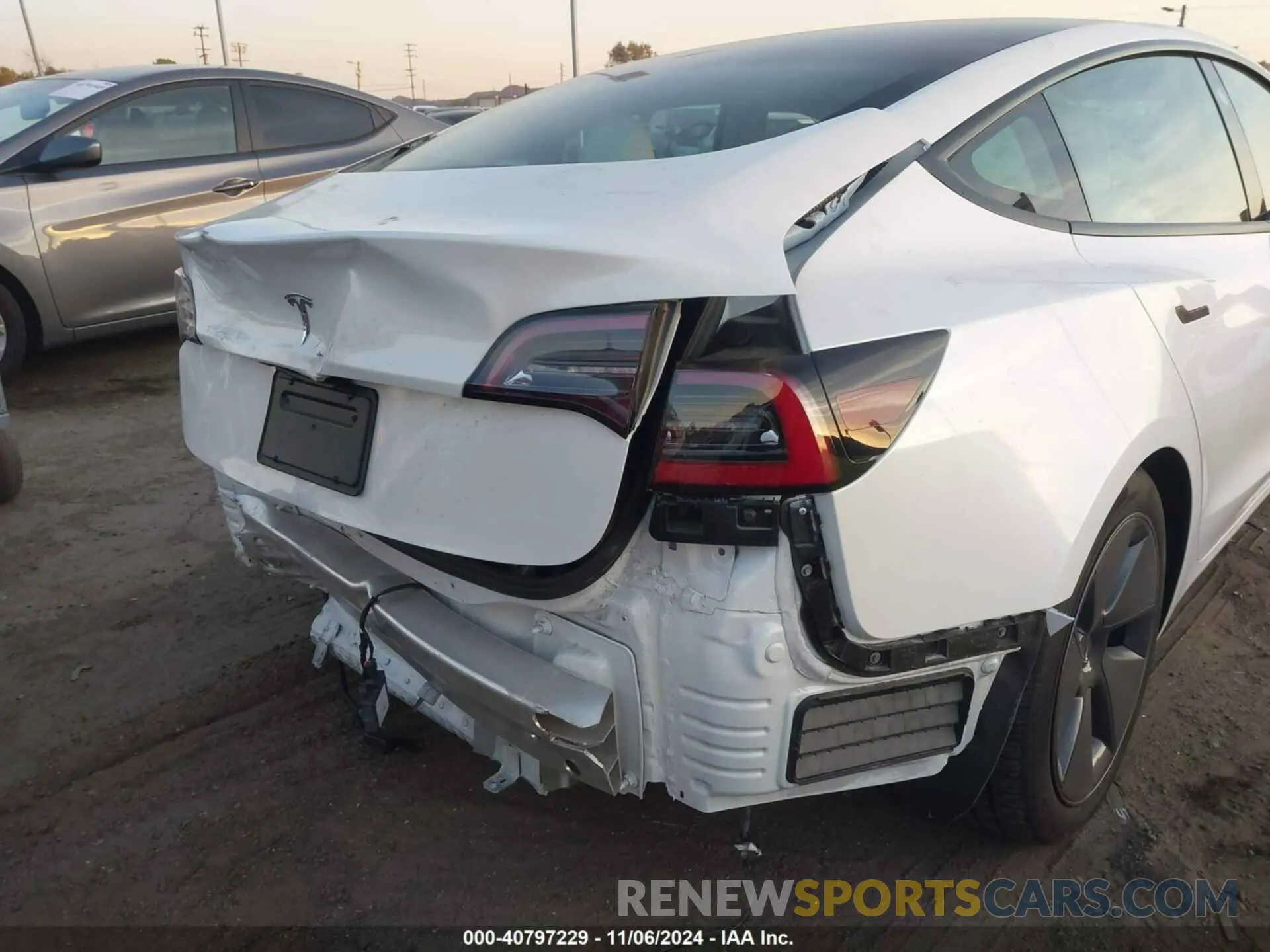 6 fotografías del automóvil dañado 5YJ3E1EA3PF573136 TESLA MODEL 3 2023