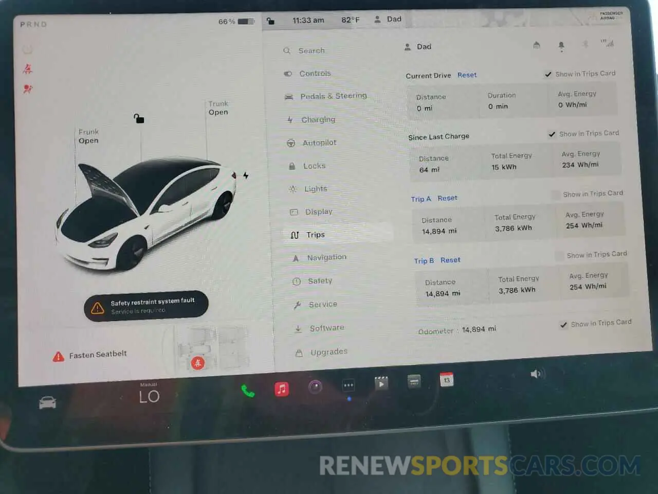 9 fotografías del automóvil dañado 5YJ3E1EA3PF581432 TESLA MODEL 3 2023