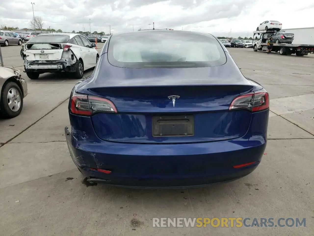 6 fotografías del automóvil dañado 5YJ3E1EA3PF593743 TESLA MODEL 3 2023