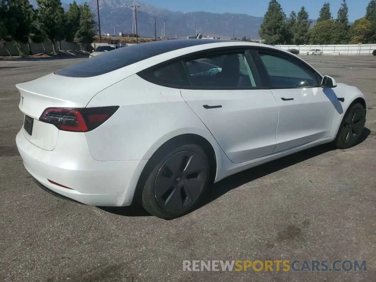3 fotografías del automóvil dañado 5YJ3E1EA3PF614459 TESLA MODEL 3 2023