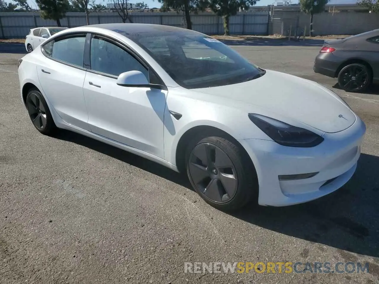 4 fotografías del automóvil dañado 5YJ3E1EA3PF614459 TESLA MODEL 3 2023