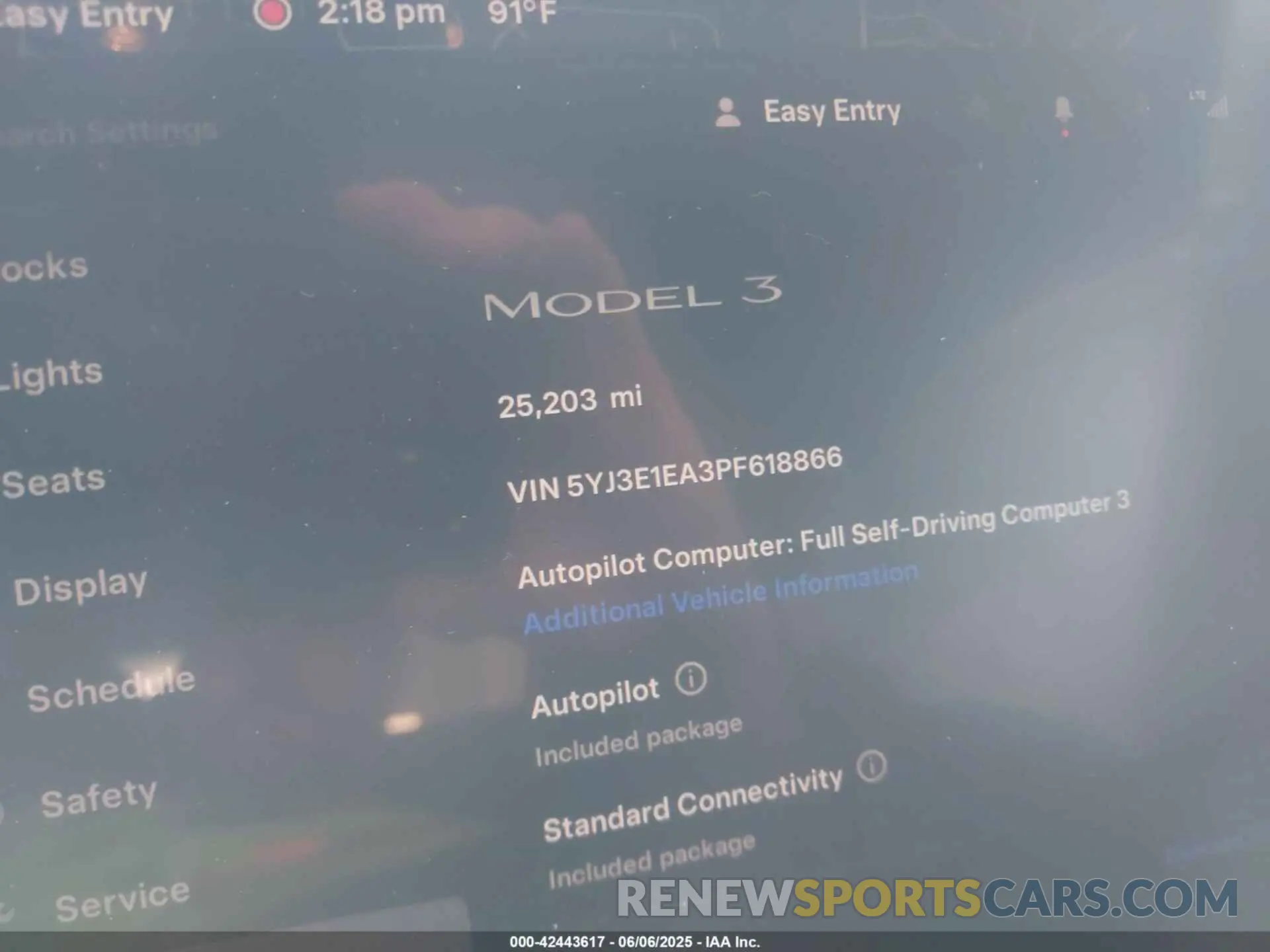 15 fotografías del automóvil dañado 5YJ3E1EA3PF618866 TESLA MODEL 3 2023