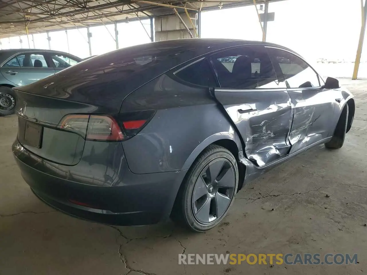 3 fotografías del automóvil dañado 5YJ3E1EA3PF624652 TESLA MODEL 3 2023