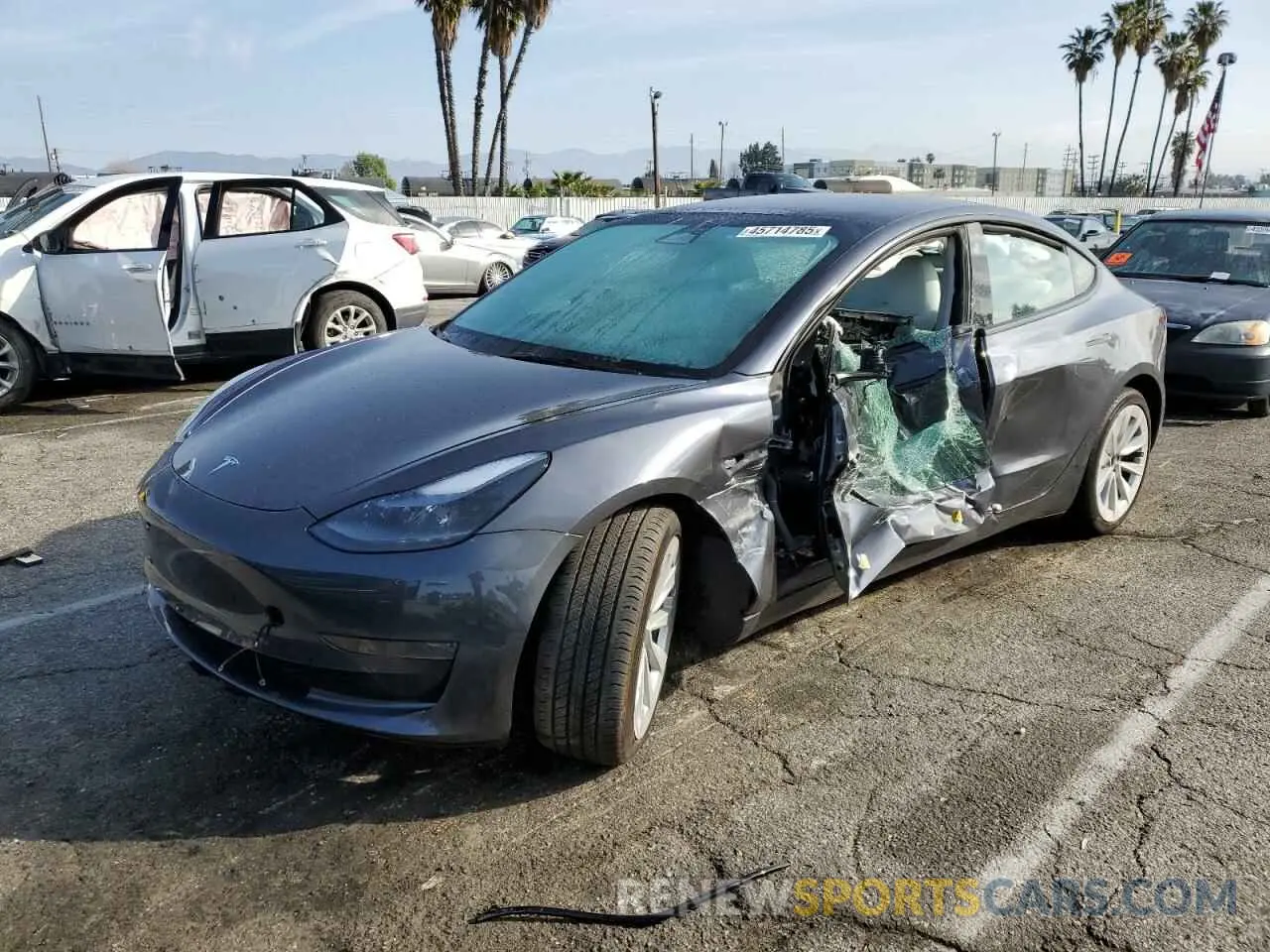 1 fotografías del automóvil dañado 5YJ3E1EA3PF638910 TESLA MODEL 3 2023