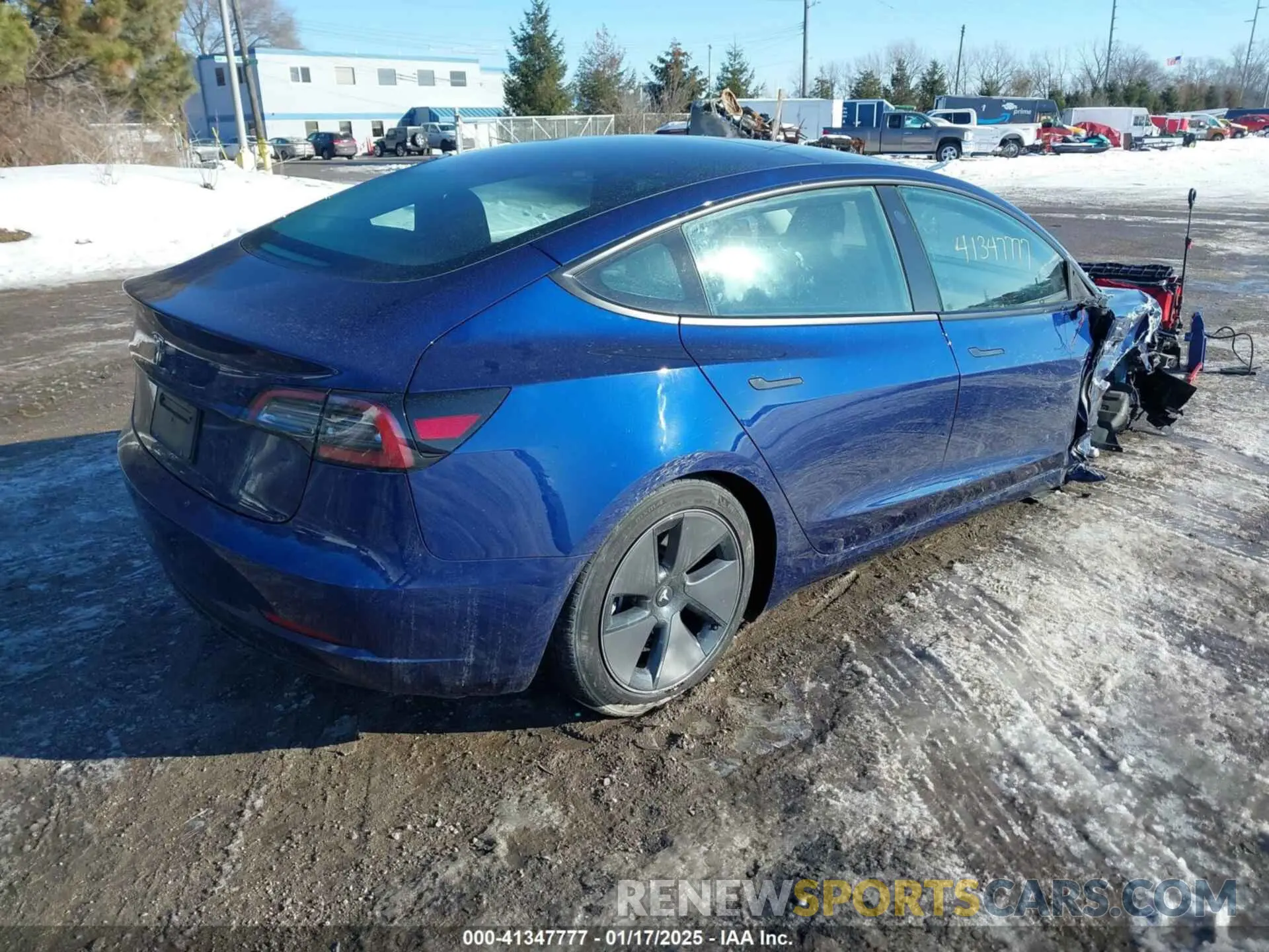 4 fotografías del automóvil dañado 5YJ3E1EA3PF644822 TESLA MODEL 3 2023