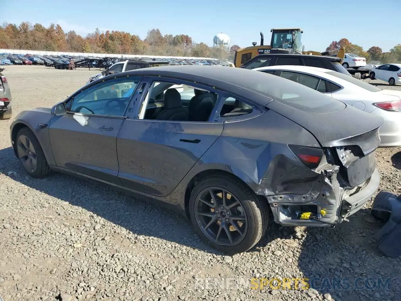2 fotografías del automóvil dañado 5YJ3E1EA3PF667744 TESLA MODEL 3 2023