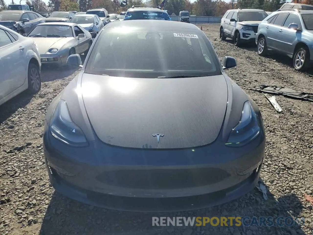 5 fotografías del automóvil dañado 5YJ3E1EA3PF667744 TESLA MODEL 3 2023