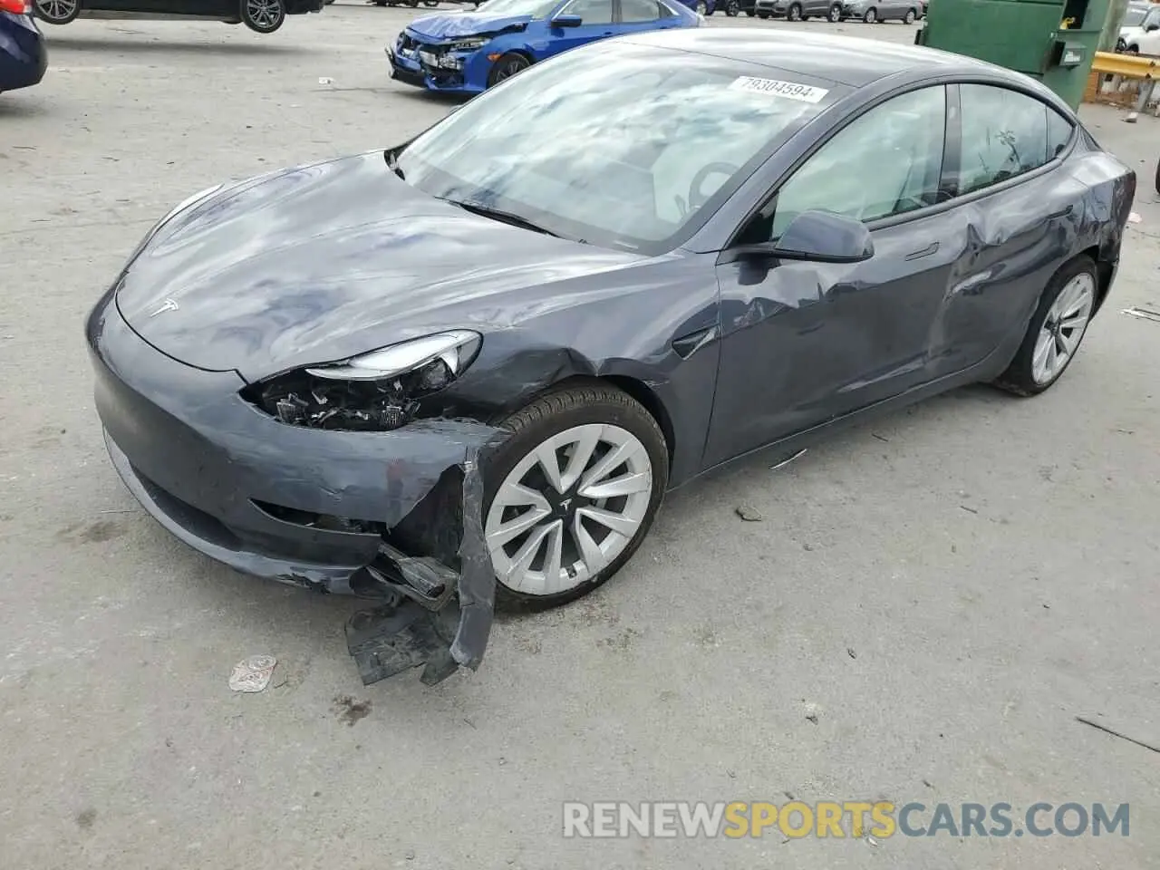 1 fotografías del automóvil dañado 5YJ3E1EA3PF670577 TESLA MODEL 3 2023