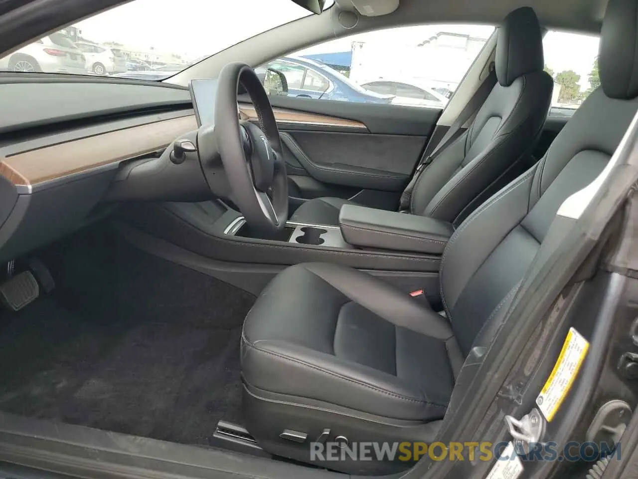 7 fotografías del automóvil dañado 5YJ3E1EA3PF690103 TESLA MODEL 3 2023