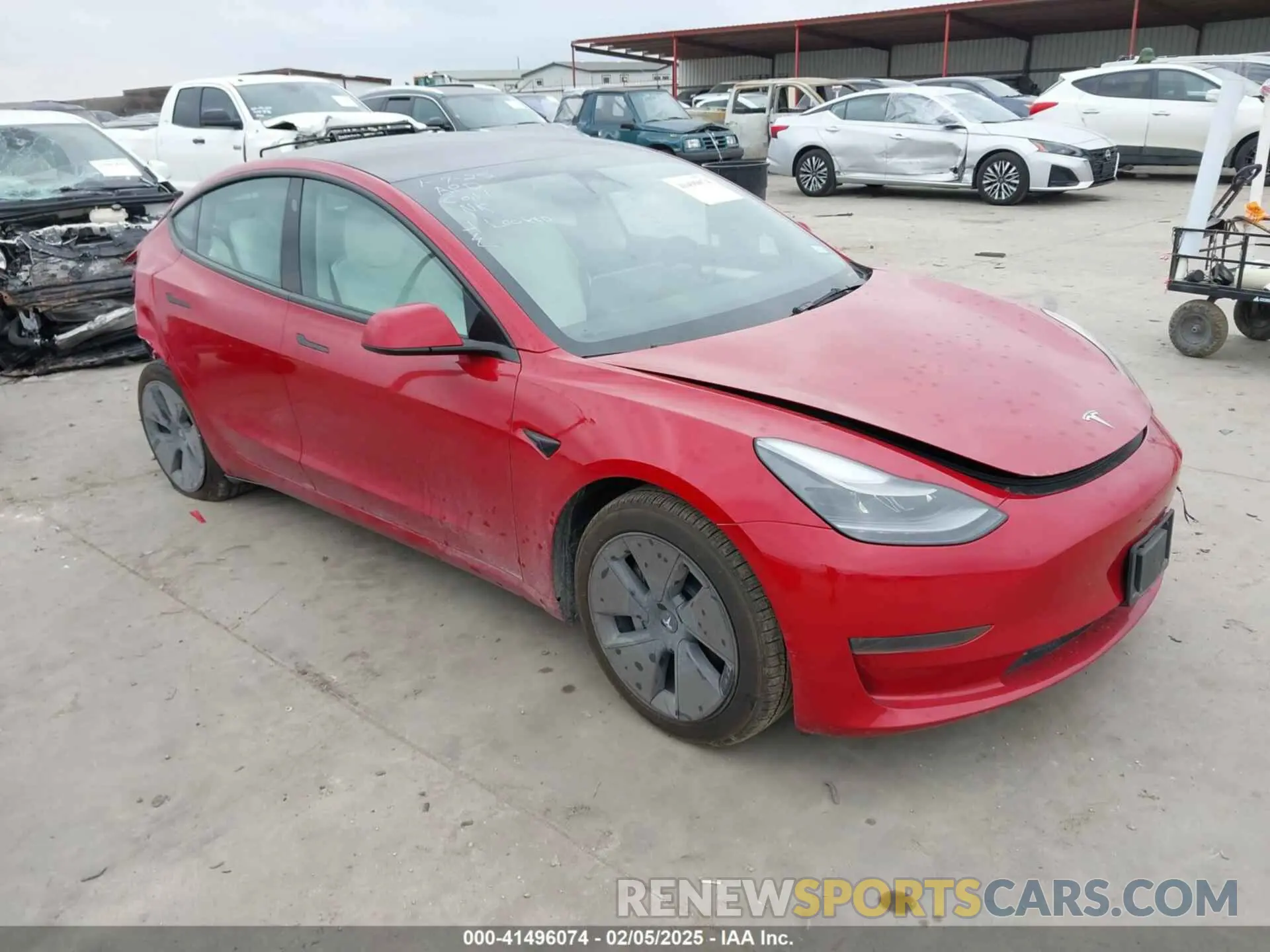 1 fotografías del automóvil dañado 5YJ3E1EA4PF384642 TESLA MODEL 3 2023