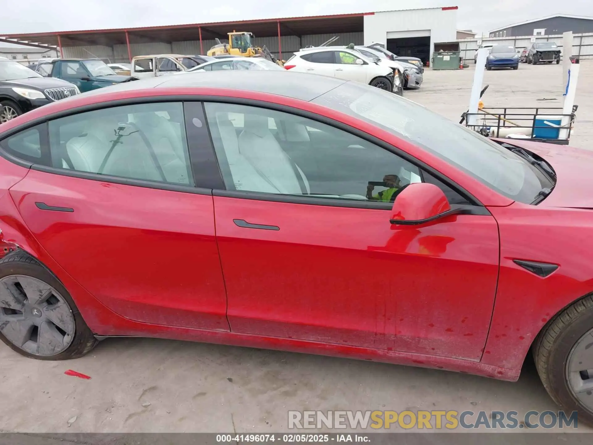 12 fotografías del automóvil dañado 5YJ3E1EA4PF384642 TESLA MODEL 3 2023