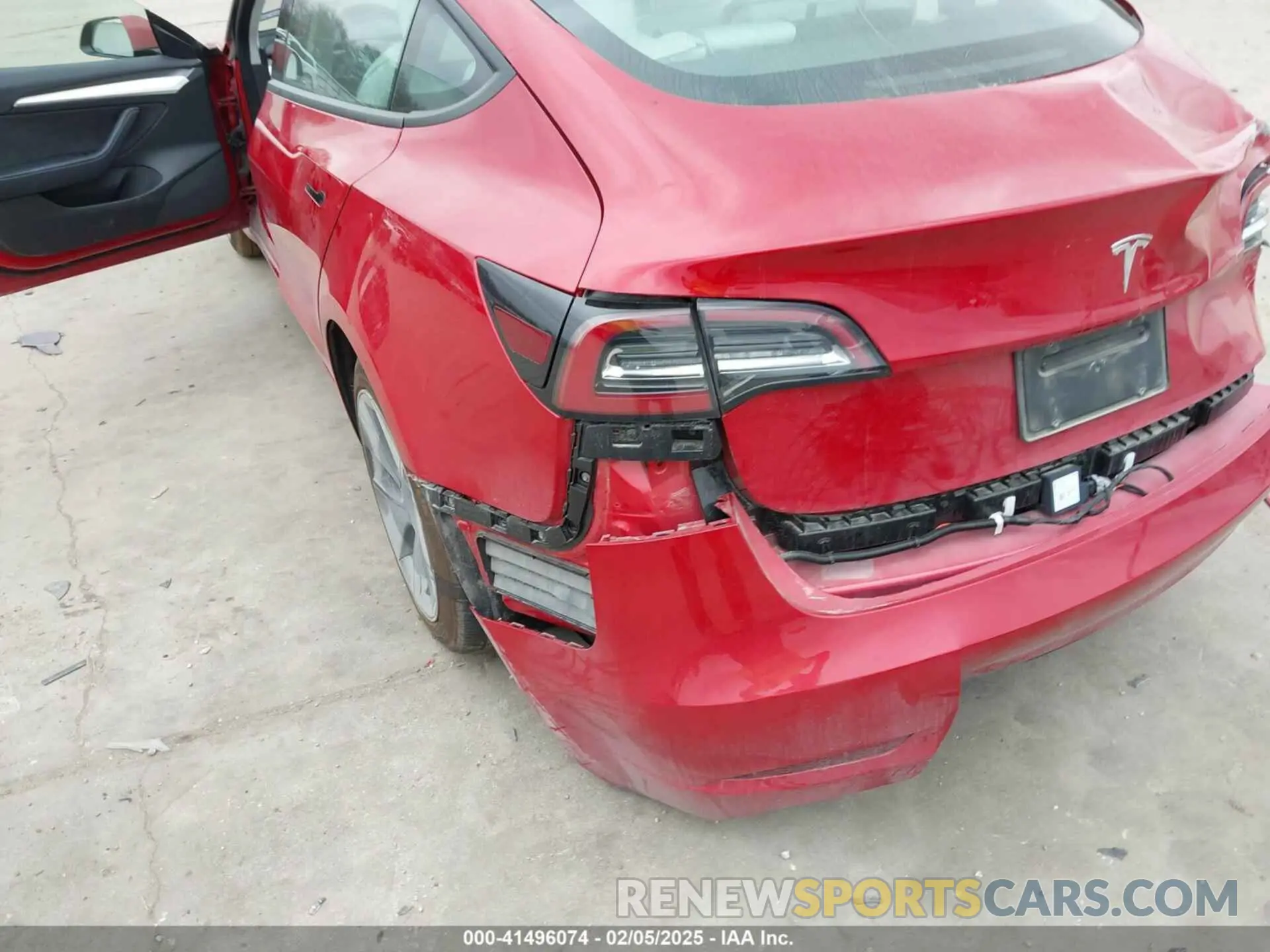 6 fotografías del automóvil dañado 5YJ3E1EA4PF384642 TESLA MODEL 3 2023