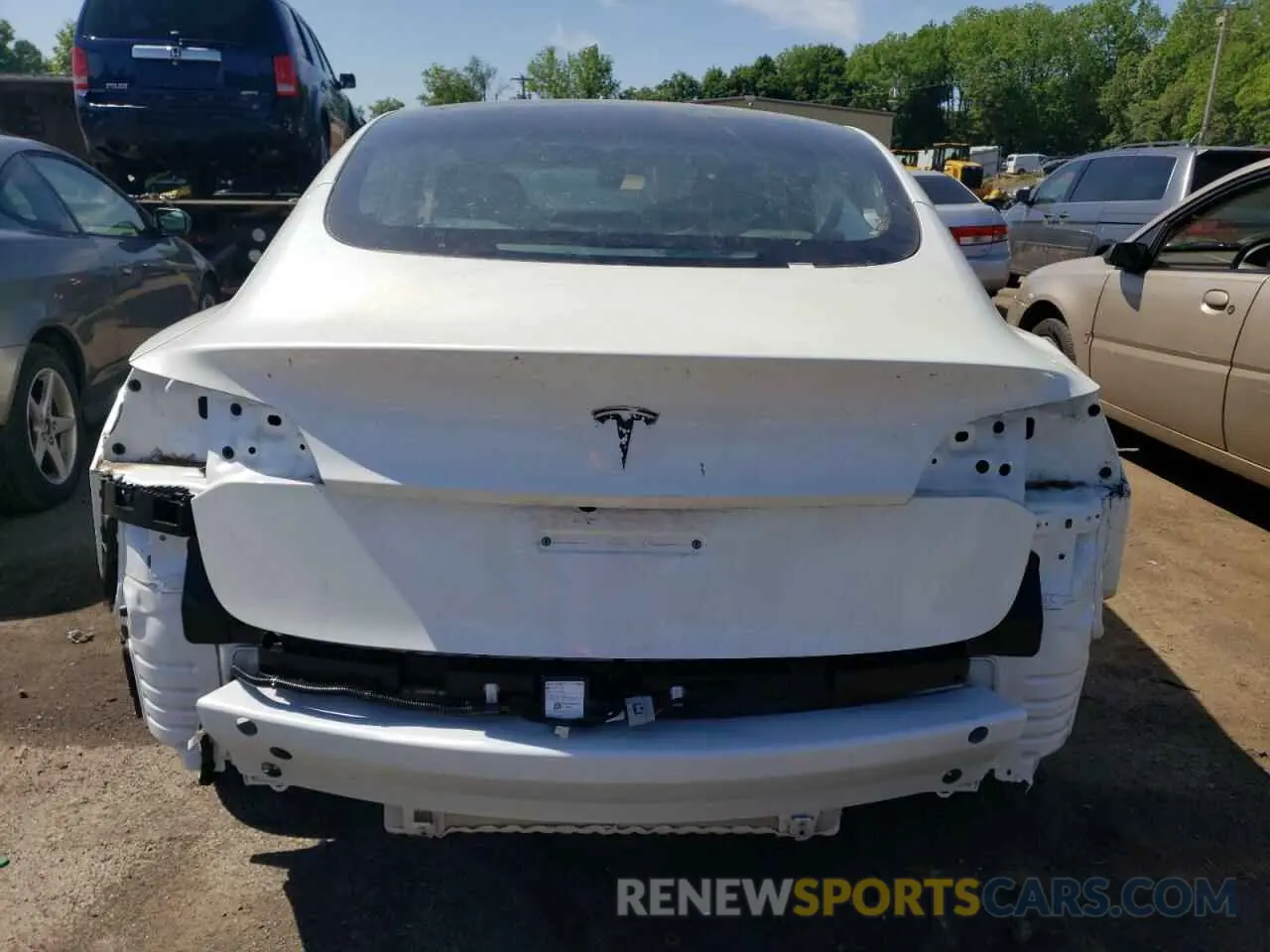 6 fotografías del automóvil dañado 5YJ3E1EA4PF398301 TESLA MODEL 3 2023